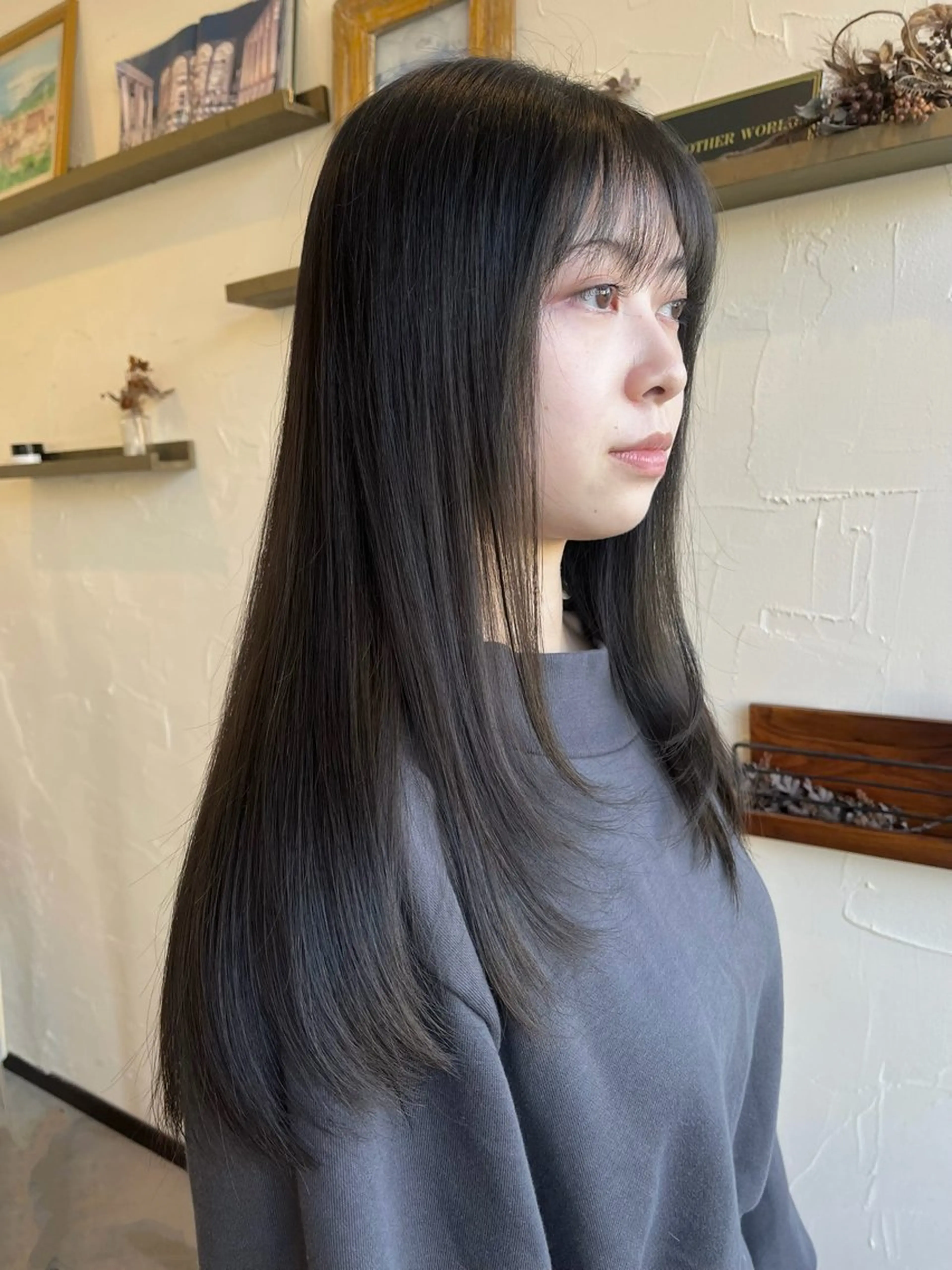 ロング カラー 渡辺 まみのヘアスタイル