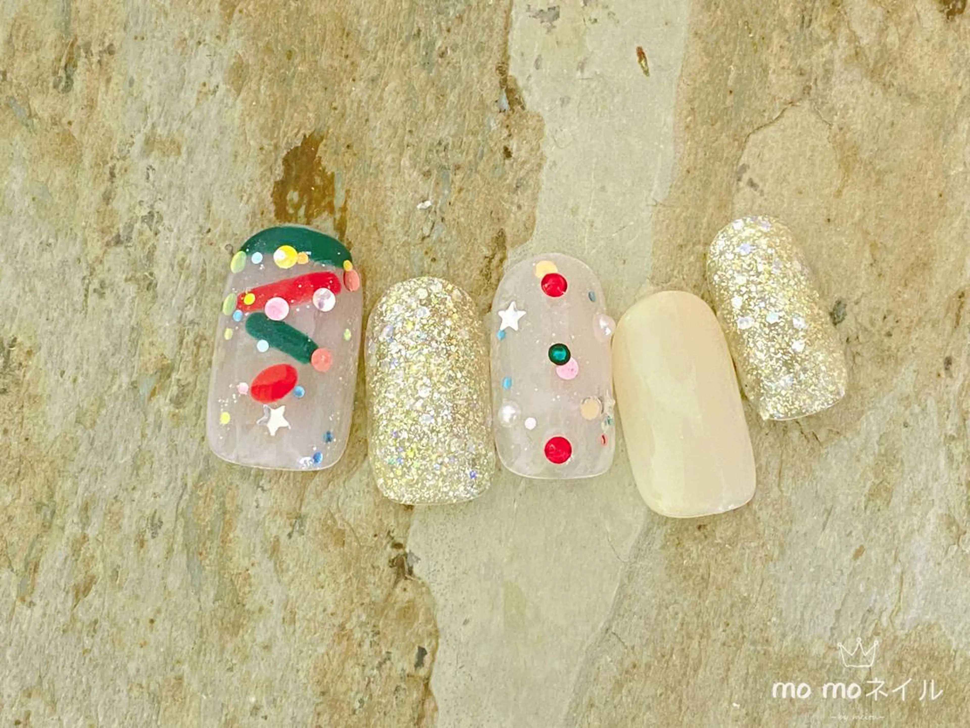 ネイル 冬ネイル クリスマス MOMO nailのネイルデザイン