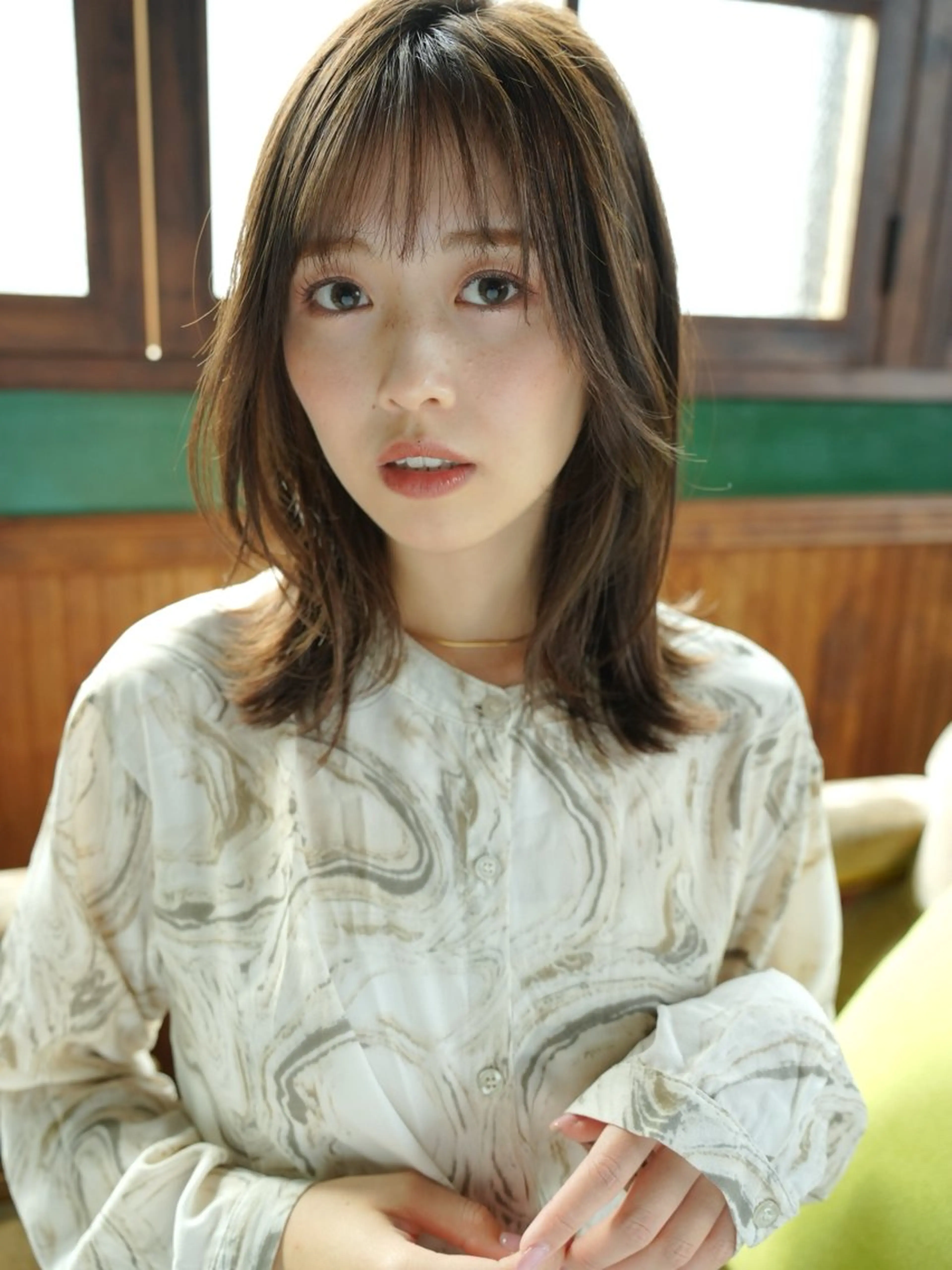 ミディアム 髪質改善/レイヤー/ ボブ／銀座/平松✂️のヘアスタイル