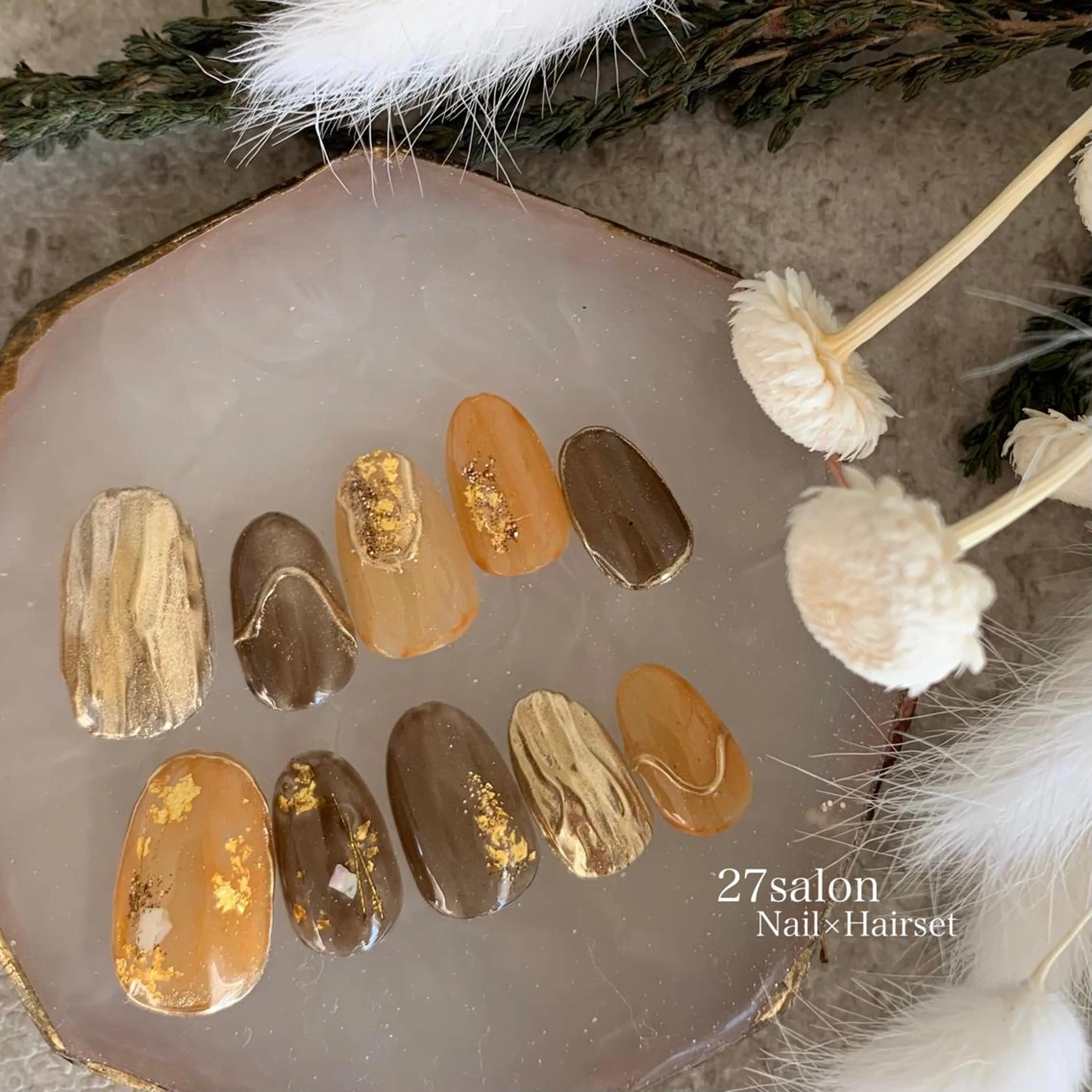 ネイル ニュアンスネイル 27salon yuinaのネイルデザイン