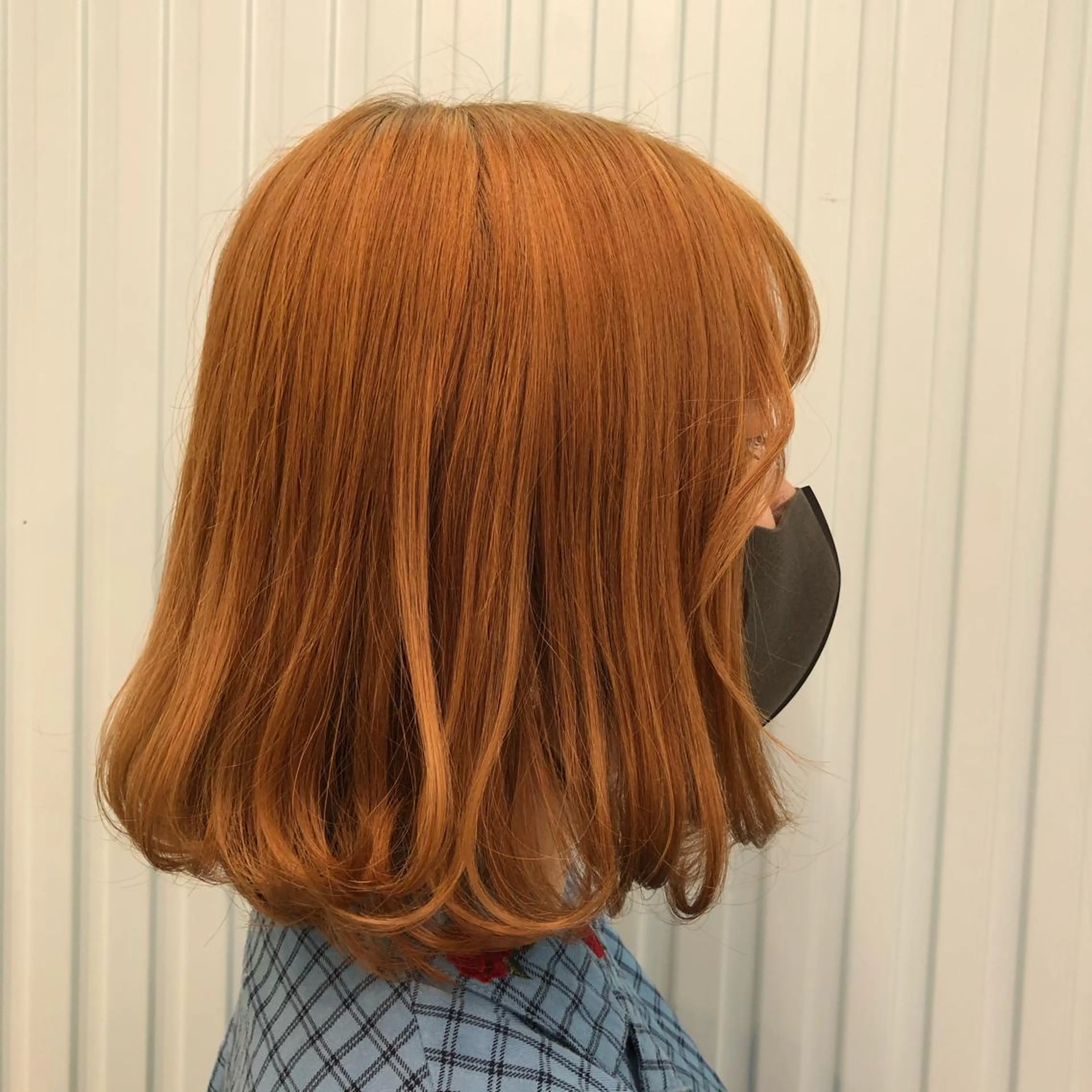 ミディアム カラー オレンジ タンバルモリ ヘアカラー ヘッドスパ レイヤーStyle 🩵菜々実のヘアスタイル
