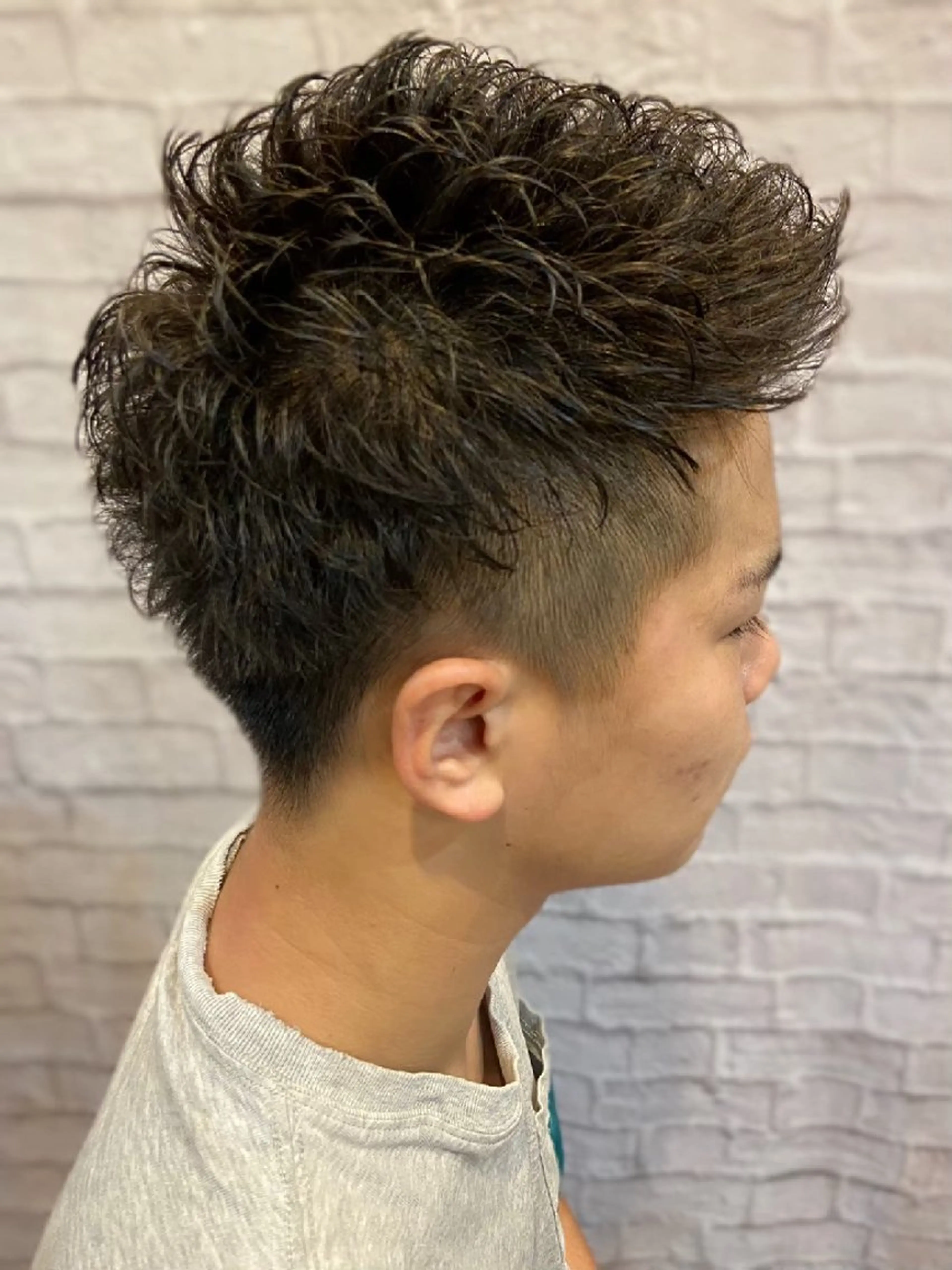 ショート パーマ カット パーマ 💈メンズカット 💈鈴木将希のヘアスタイル