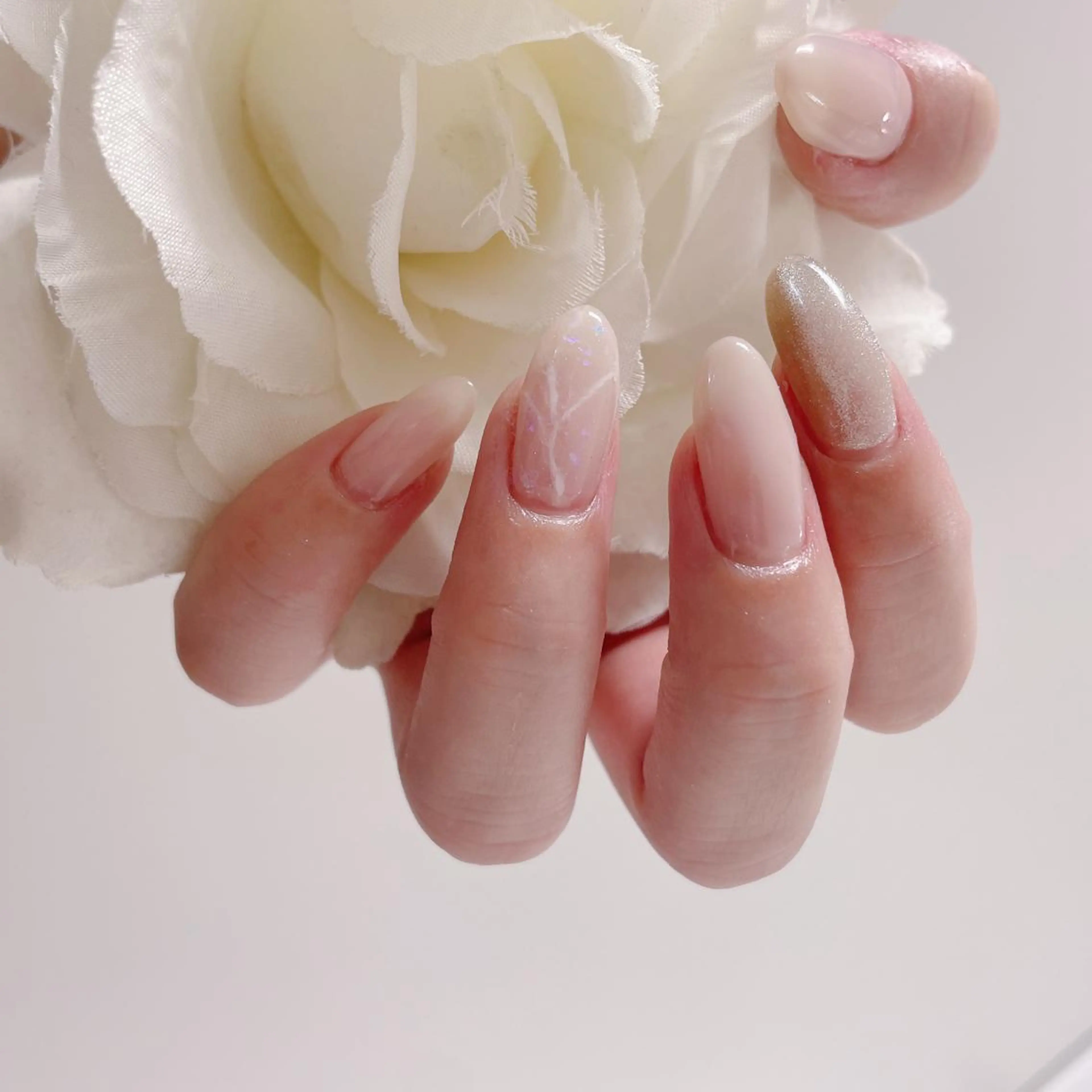 セミロング ネイル nail mnのネイルデザイン