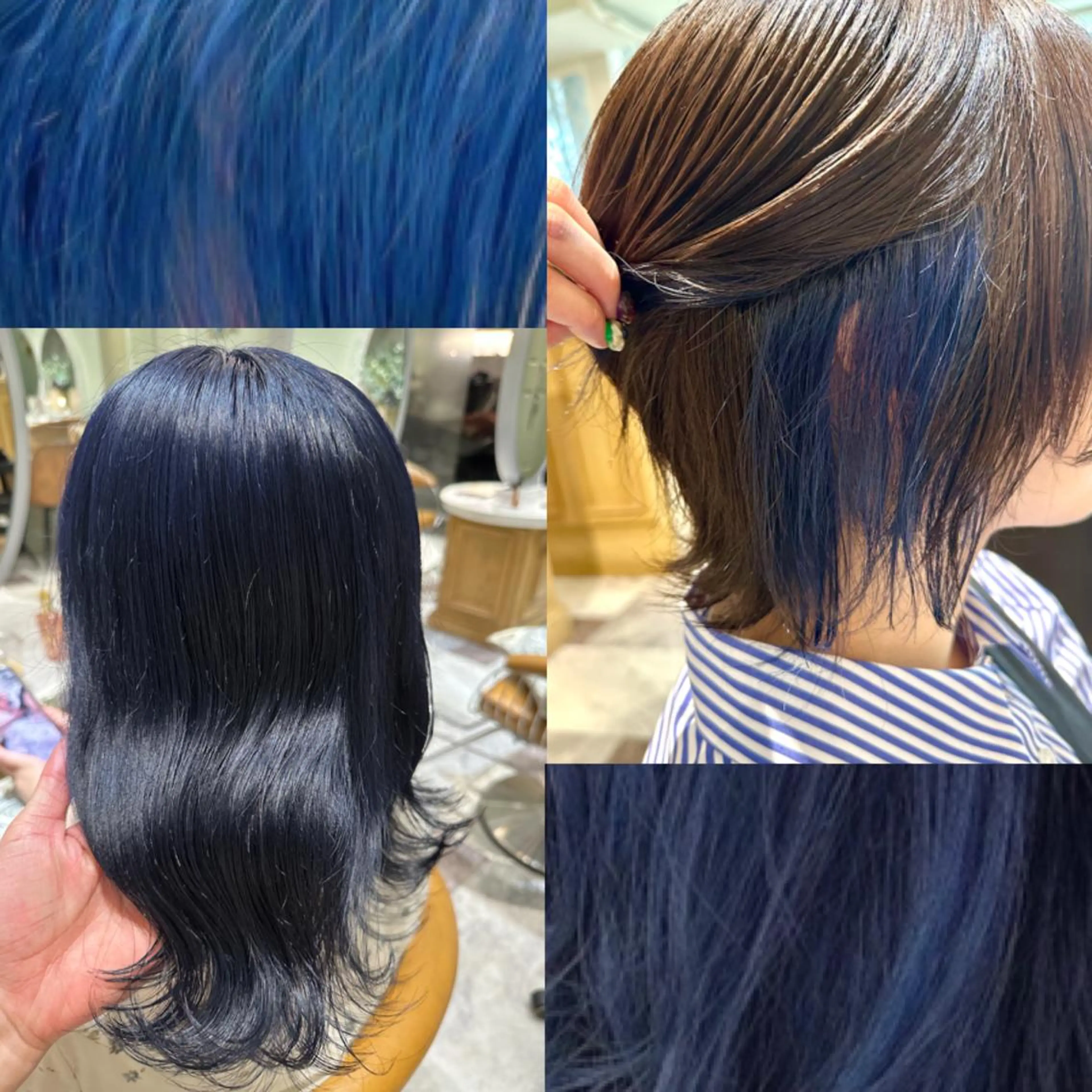 カラー ブリーチ ダブルカラー イヤリングカラー ハイライトカラー インナーカラー 渡辺 麻衣のヘアスタイル