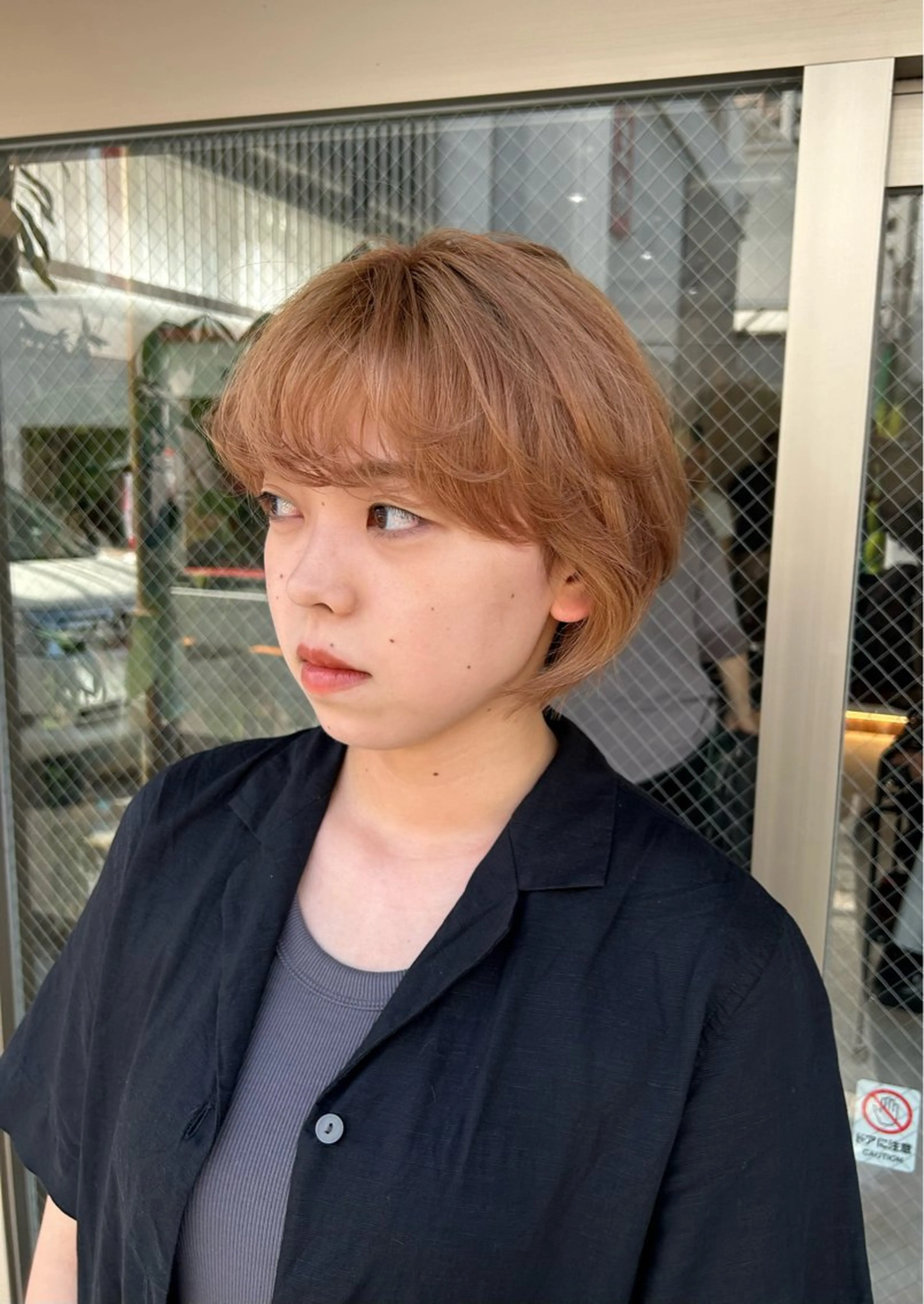 ショート カラー ヘアカラー トリートメント ヘアセット 🌷横浜/レイヤー /艶カラー🌷のヘアスタイル