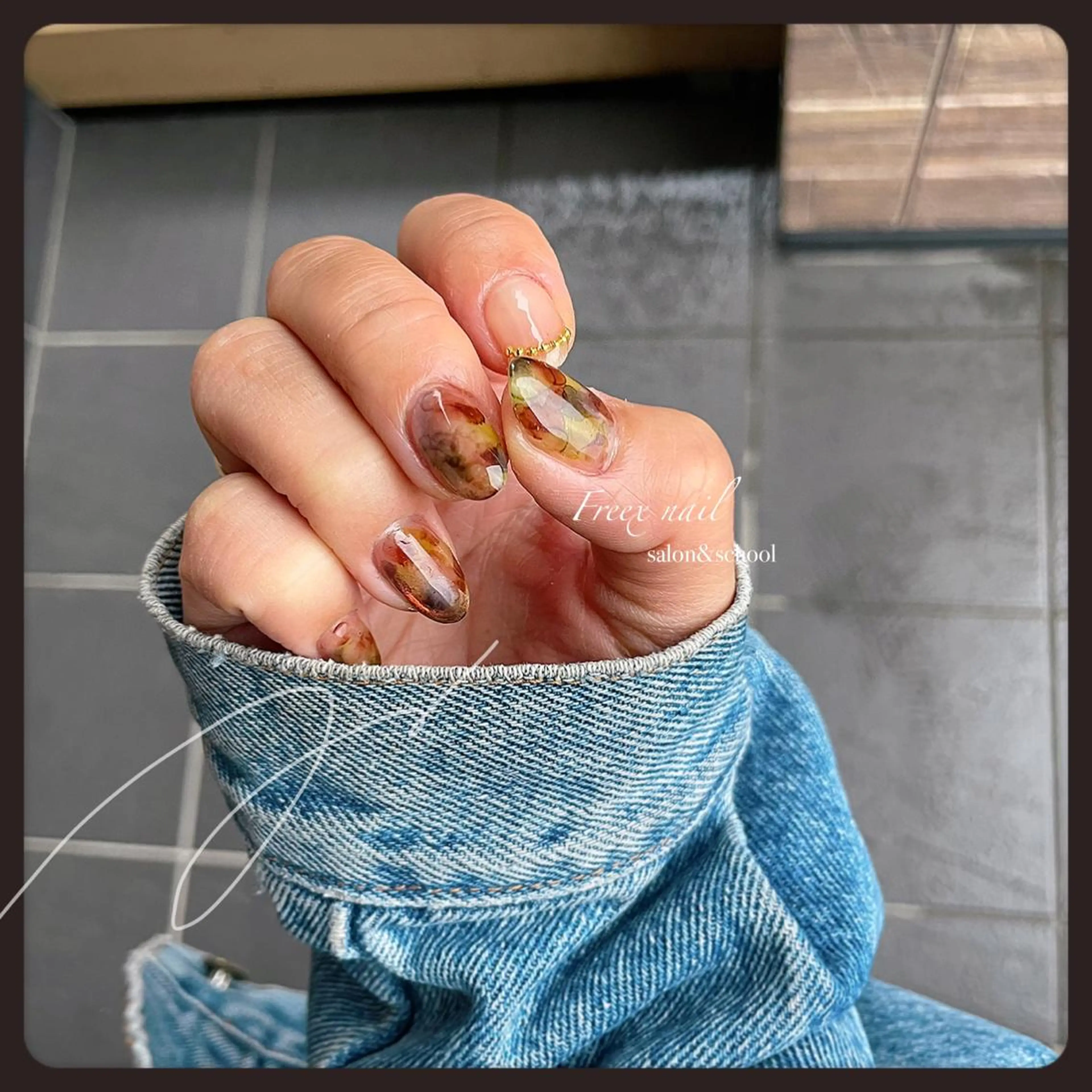 ネイル ハンドネイル ハンドケア freex nail /ニュアンス/個性派のネイルデザイン