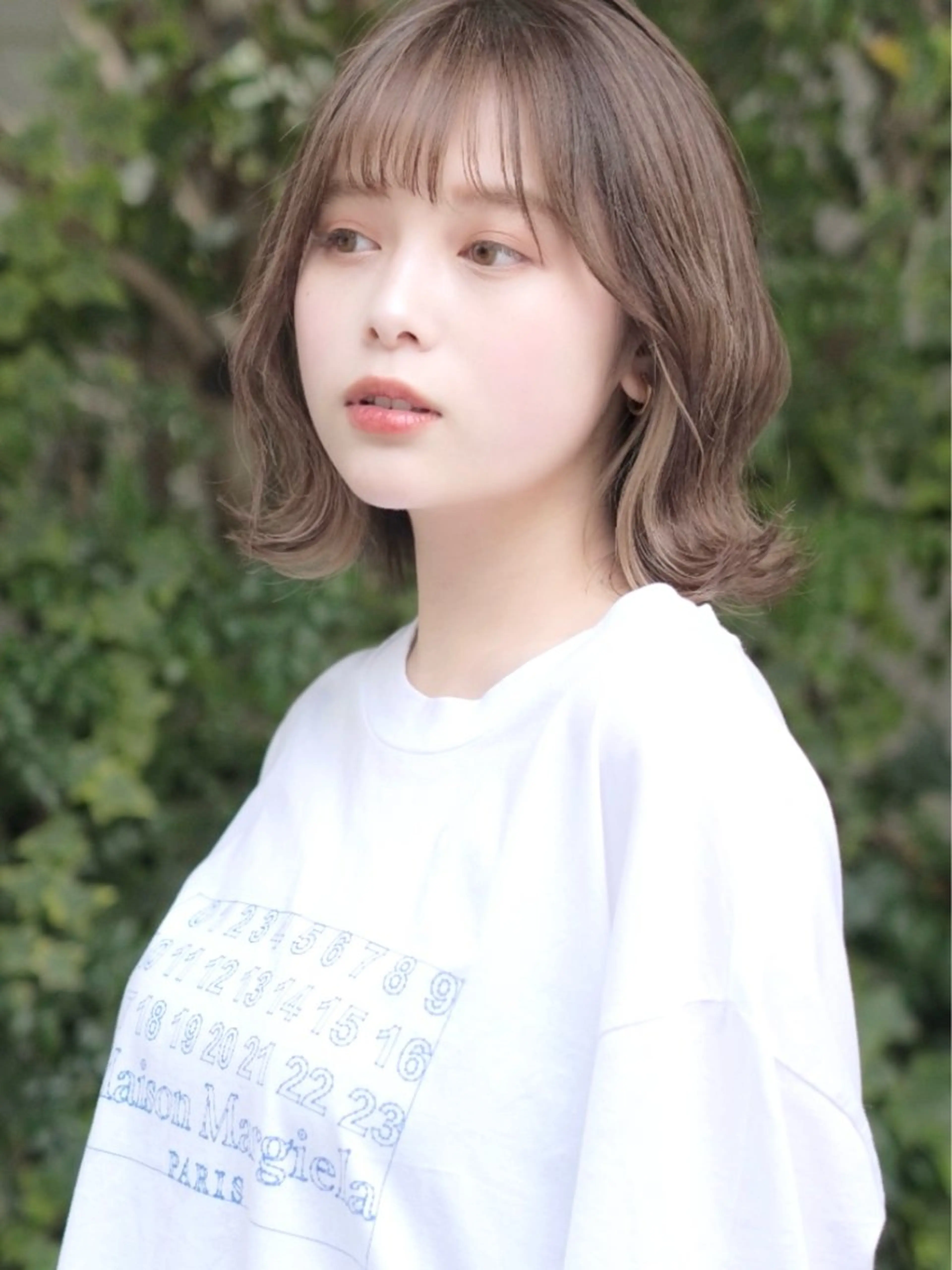 ミディアム ボブ くびれヘア カット ヘアカラー トリートメント 似合わせヘア/ボブ/ ミディアム/Takaのヘアスタイル