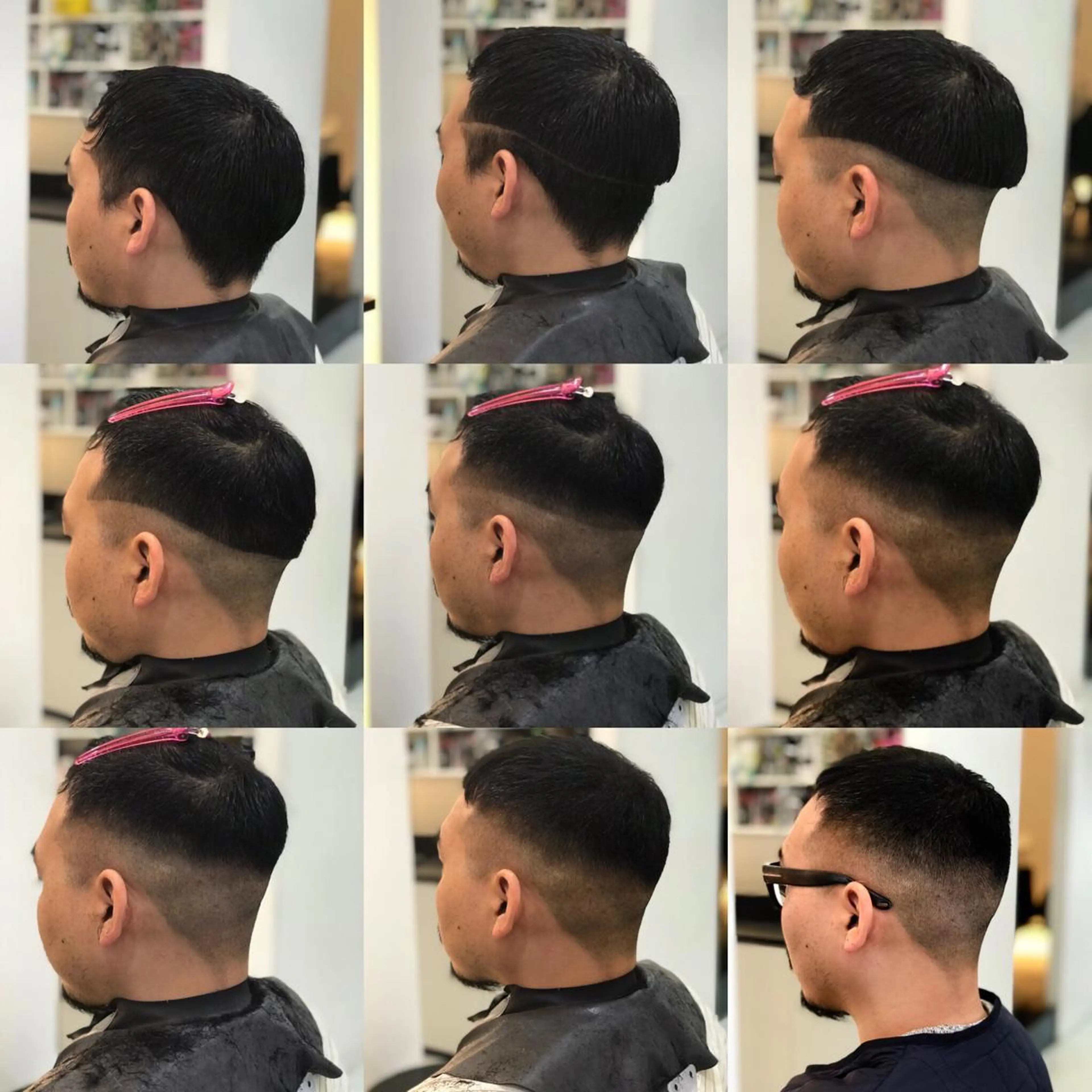 メンズ フェードカット カット 國井 慎吾のヘアスタイル