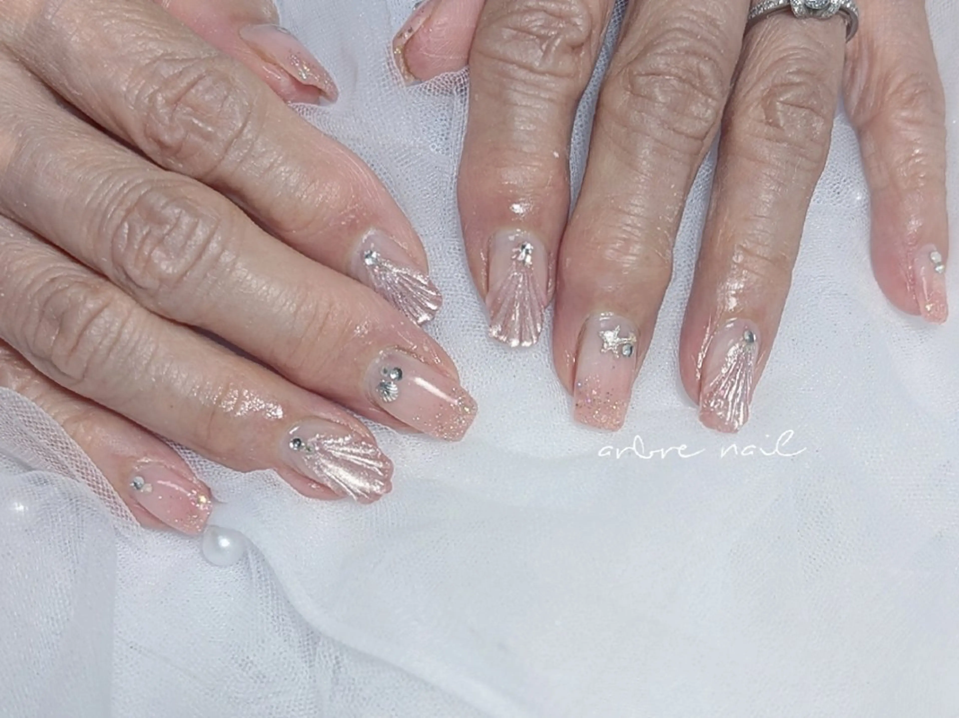 ネイル *arbre nail*.アーブルネイル所属・✯.。 arbre nail 。✯.のネイルデザイン
