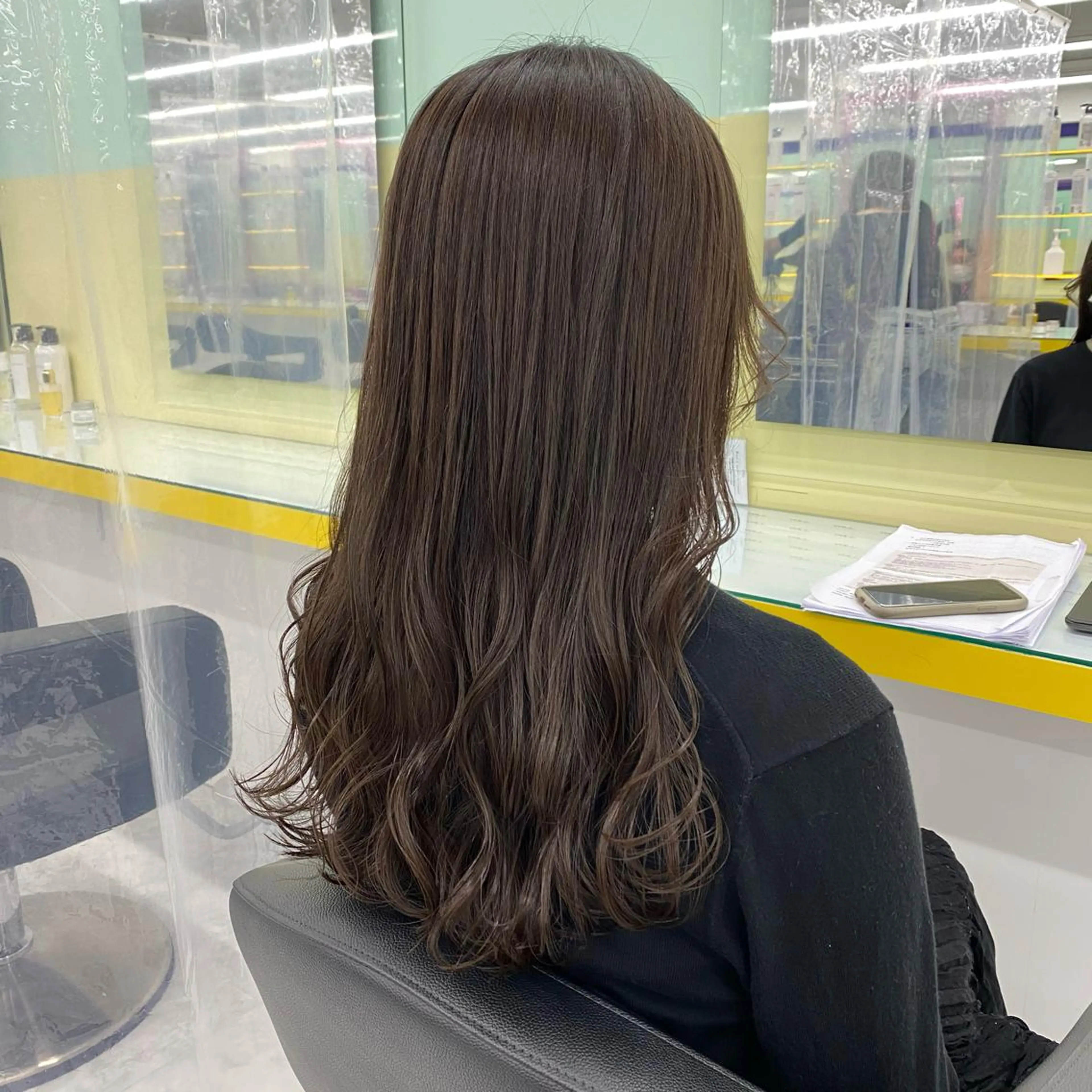 セミロング カラー ヘアアレンジ ヘアカラー トリートメント GOTODAY shair salon 横浜mare店所属・mai🍑暖色カラー /レイヤー💖のヘアスタイル