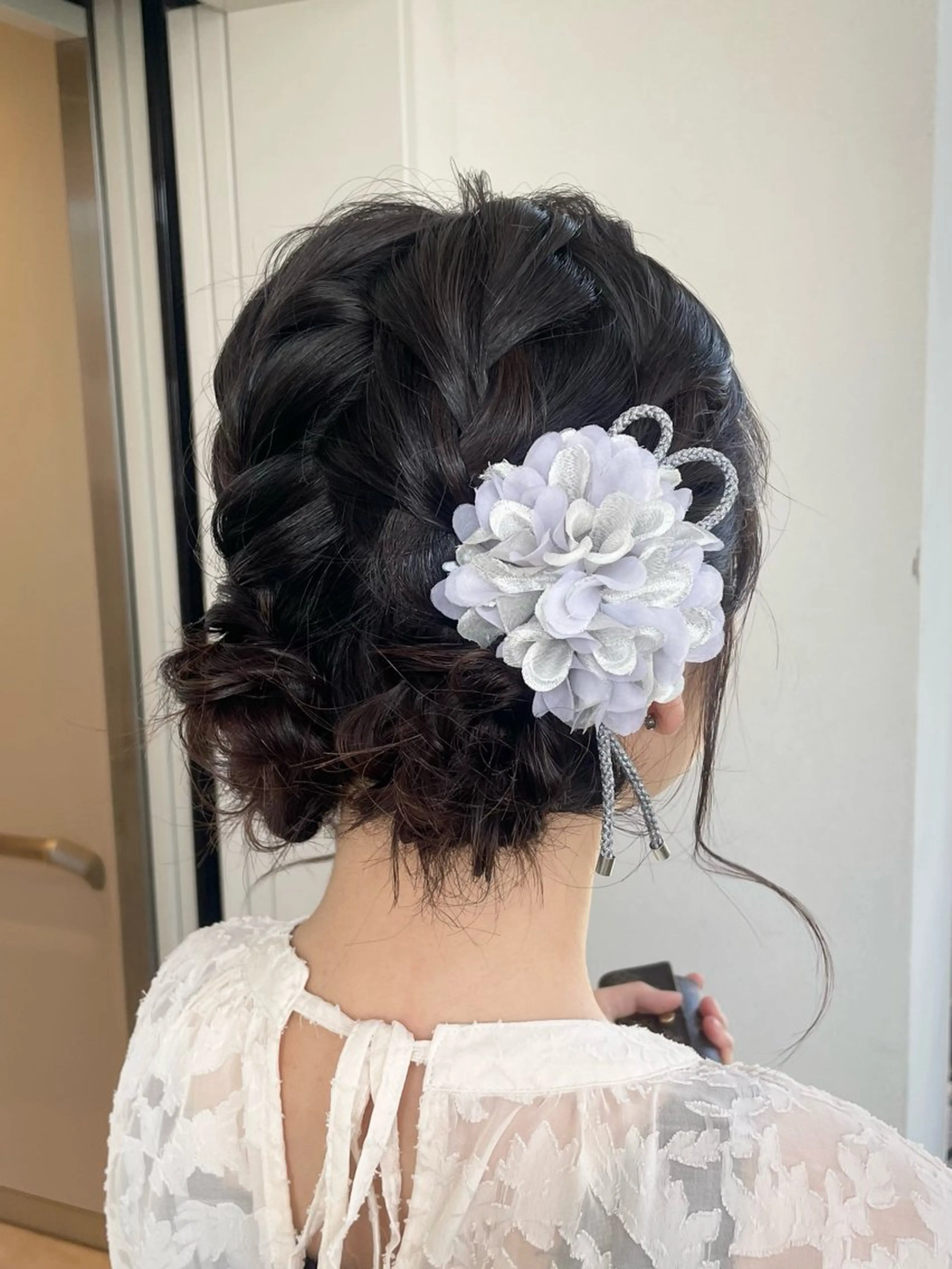 ミディアム ヘアアレンジ ヘアセット メンズモテパーマ💙 fuwaのヘアスタイル