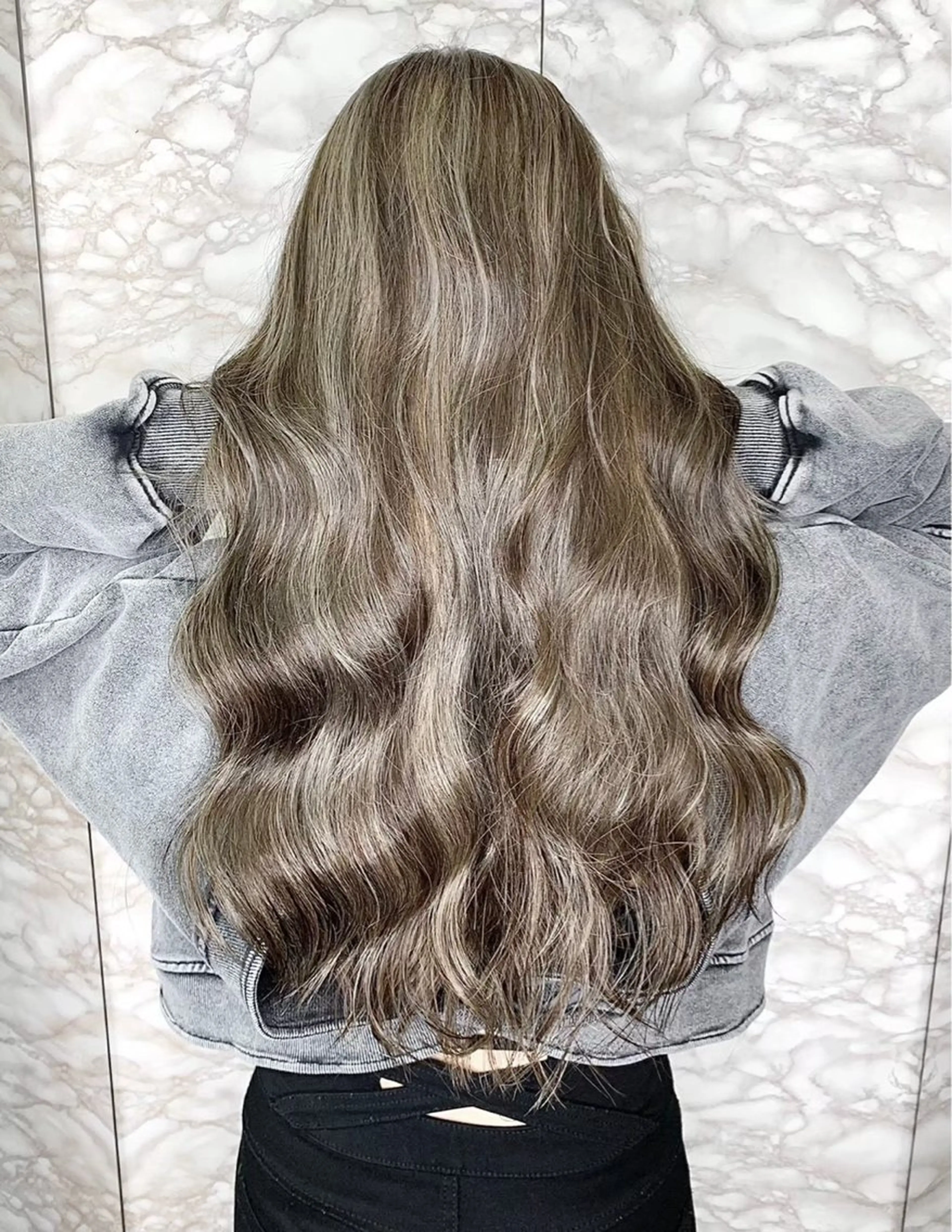 カラー ヘアカラー トリートメント ナチュラル🫧透明感 艶髪✨️亘 蓮太のヘアスタイル