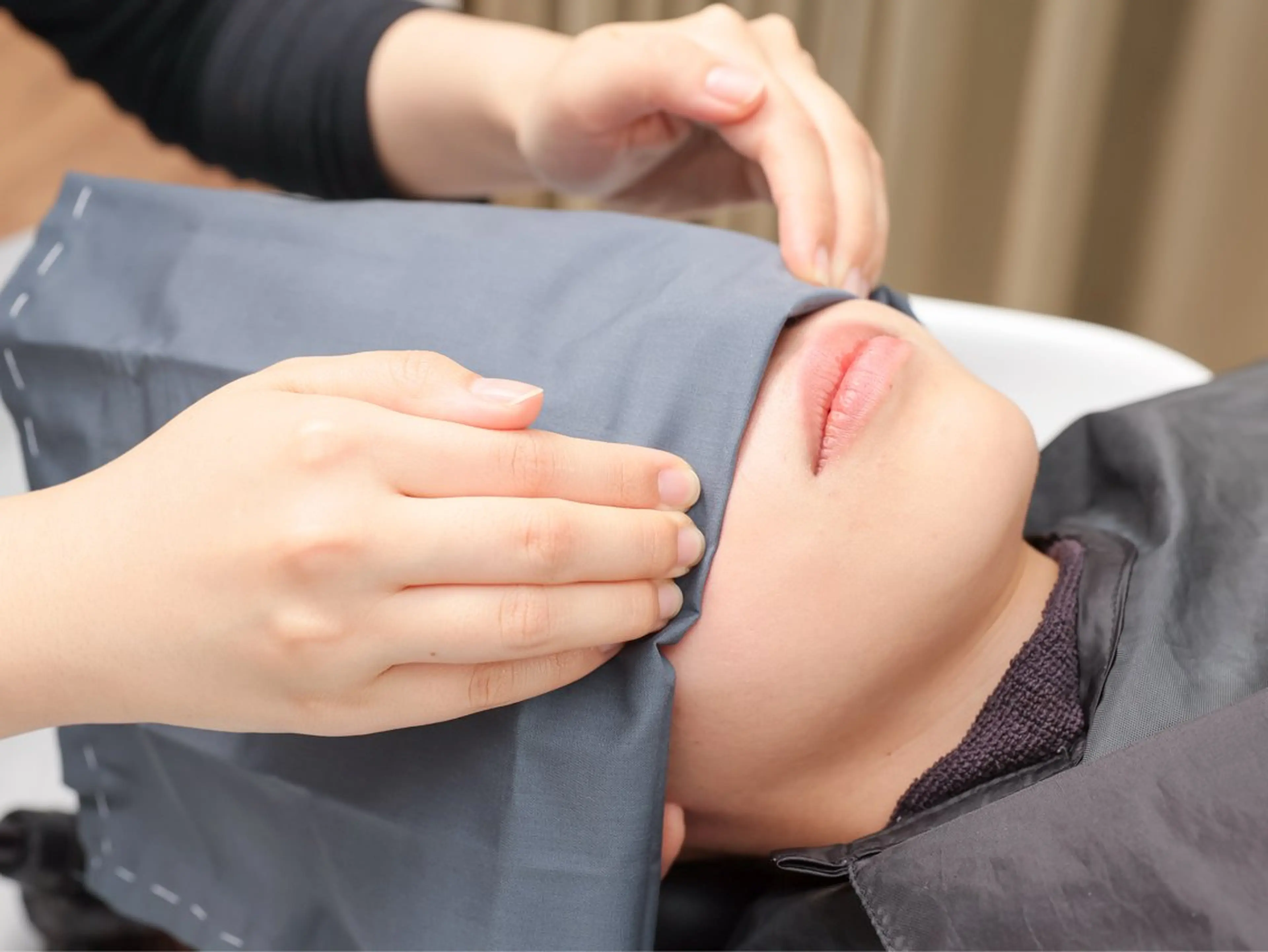 『minimo限定平日クーポン』　　　　　　　　　　　　　　　ウェットヘッドスパ90分【小顔フェイシャルコース💆】の写真