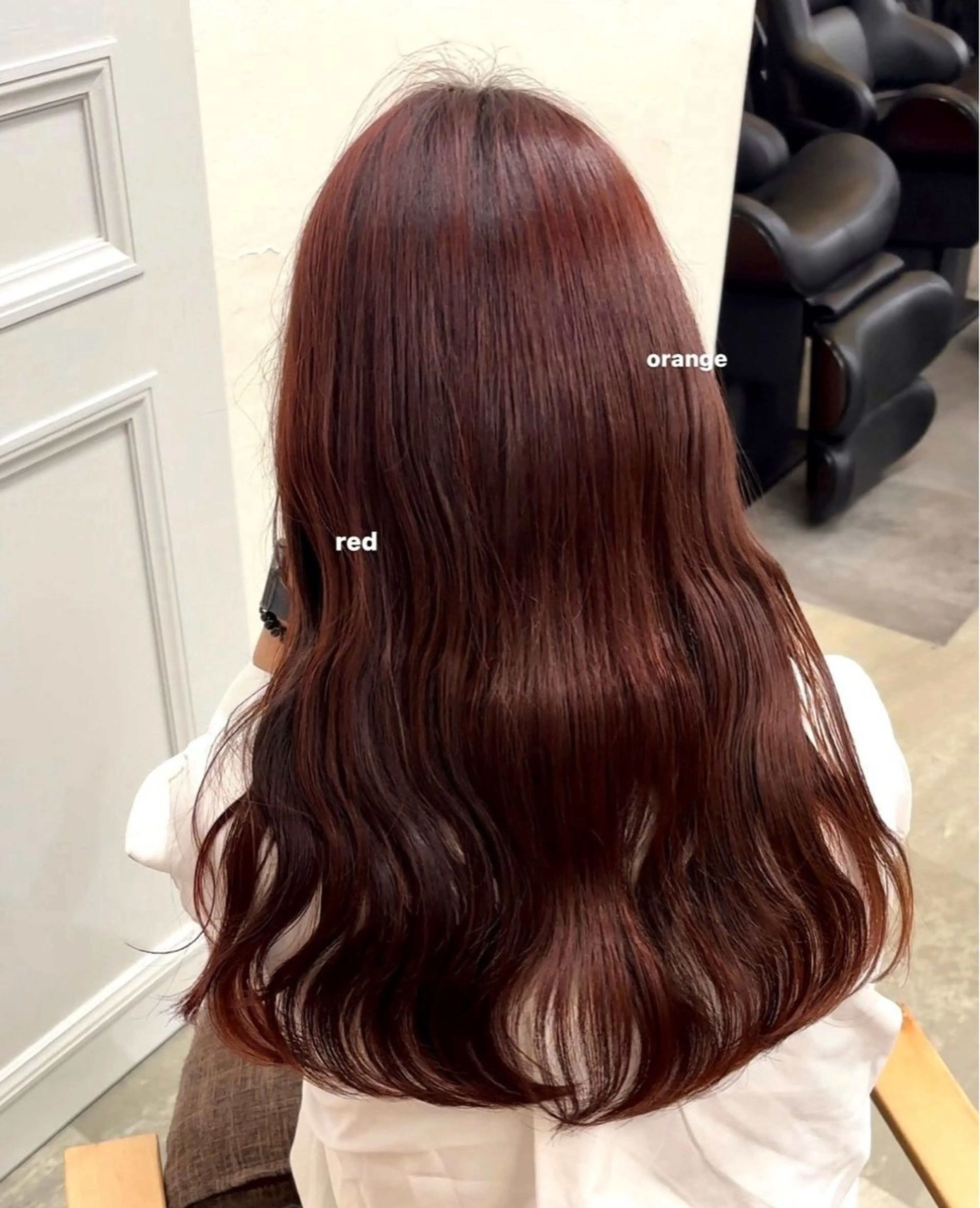 ロング fitするカット♡ 暖色/ふうか◠‿◠のヘアスタイル