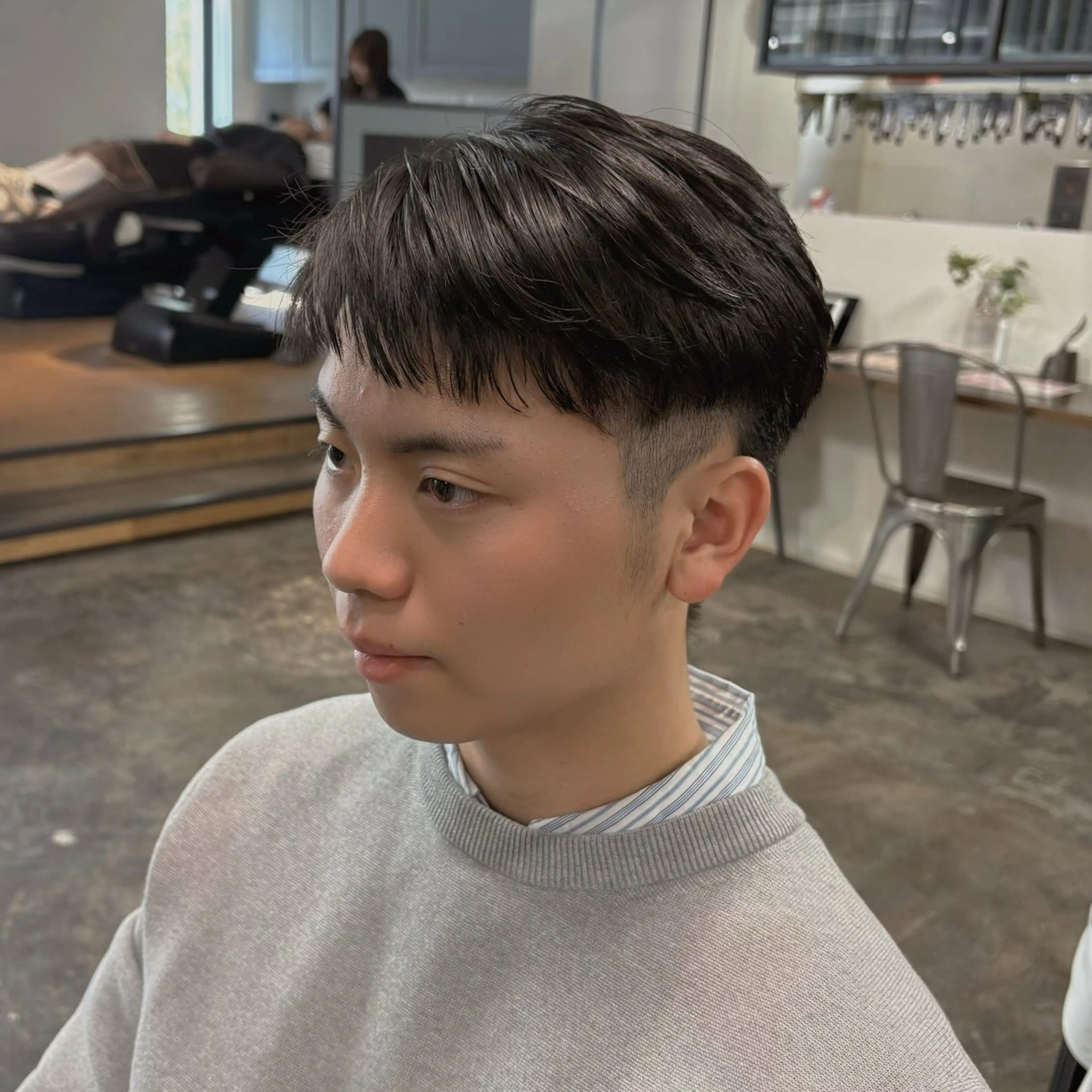 メンズ カット 暖色カラー/髪質改善 🐮ユイカのヘアスタイル