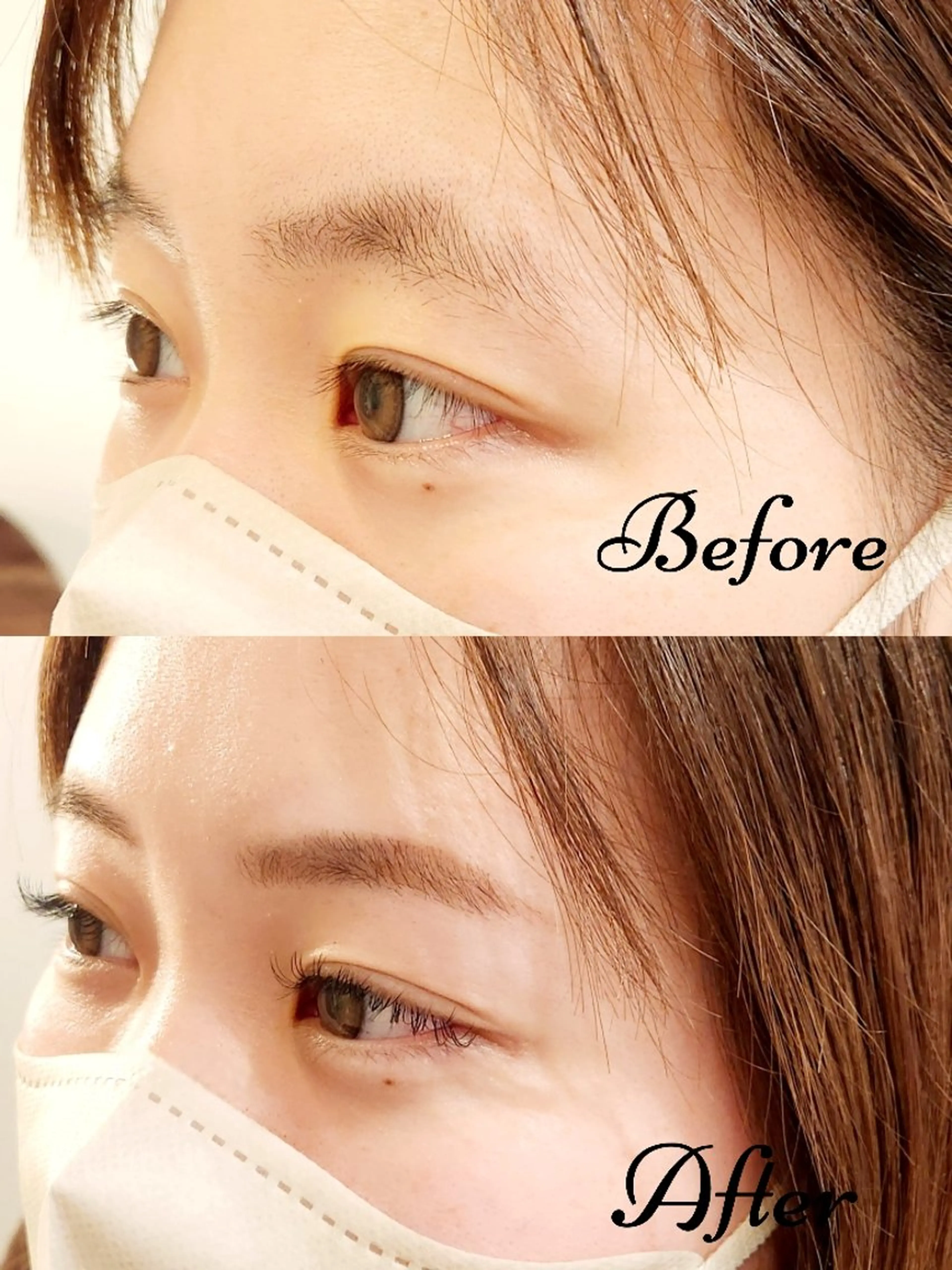 マツエク・マツパ フラットラッシュ Blanc 粕谷の眉毛・アイブロウイメージ