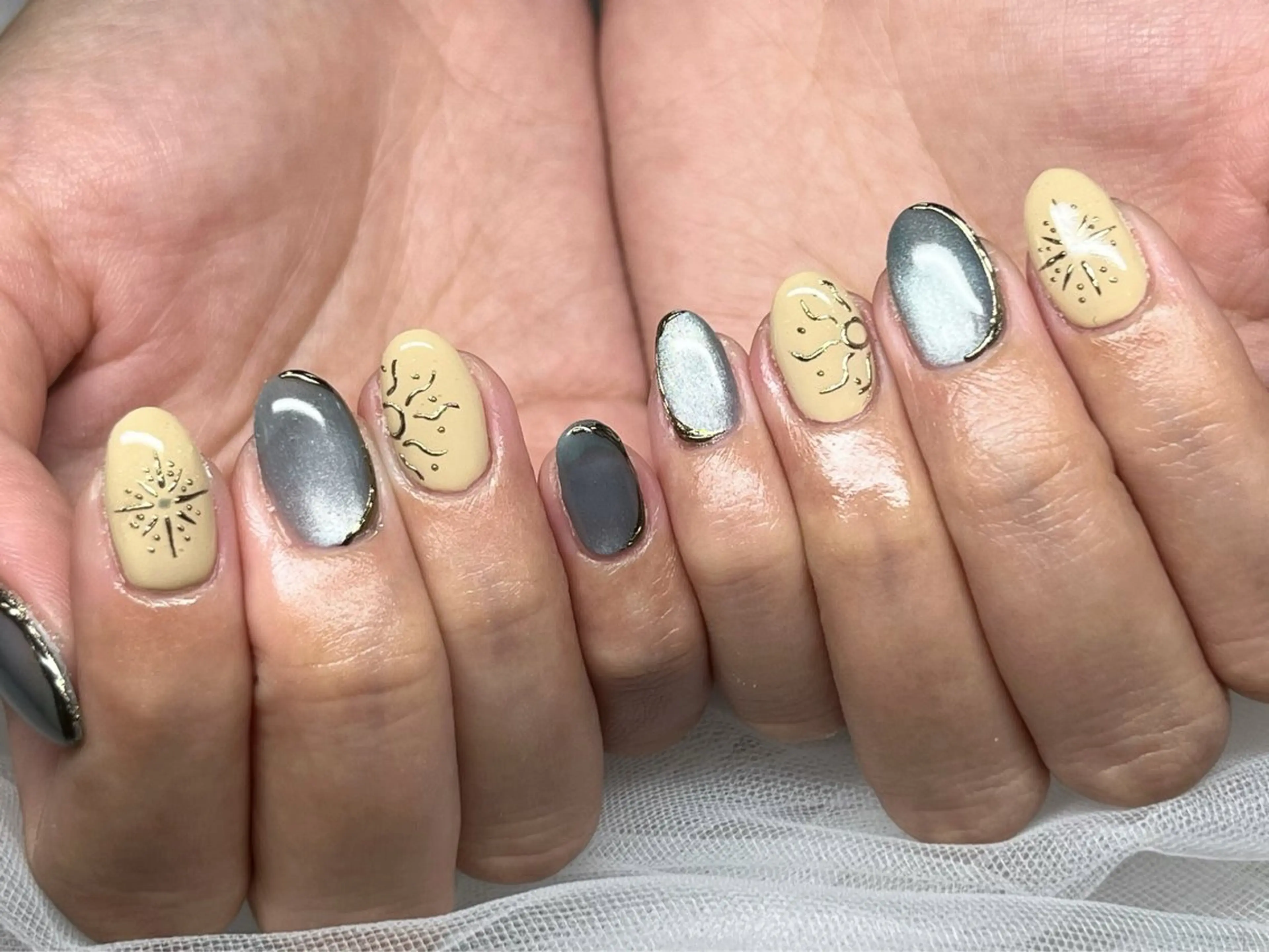 ネイル ハンドネイル なんば7nail YUZUHAのネイルデザイン