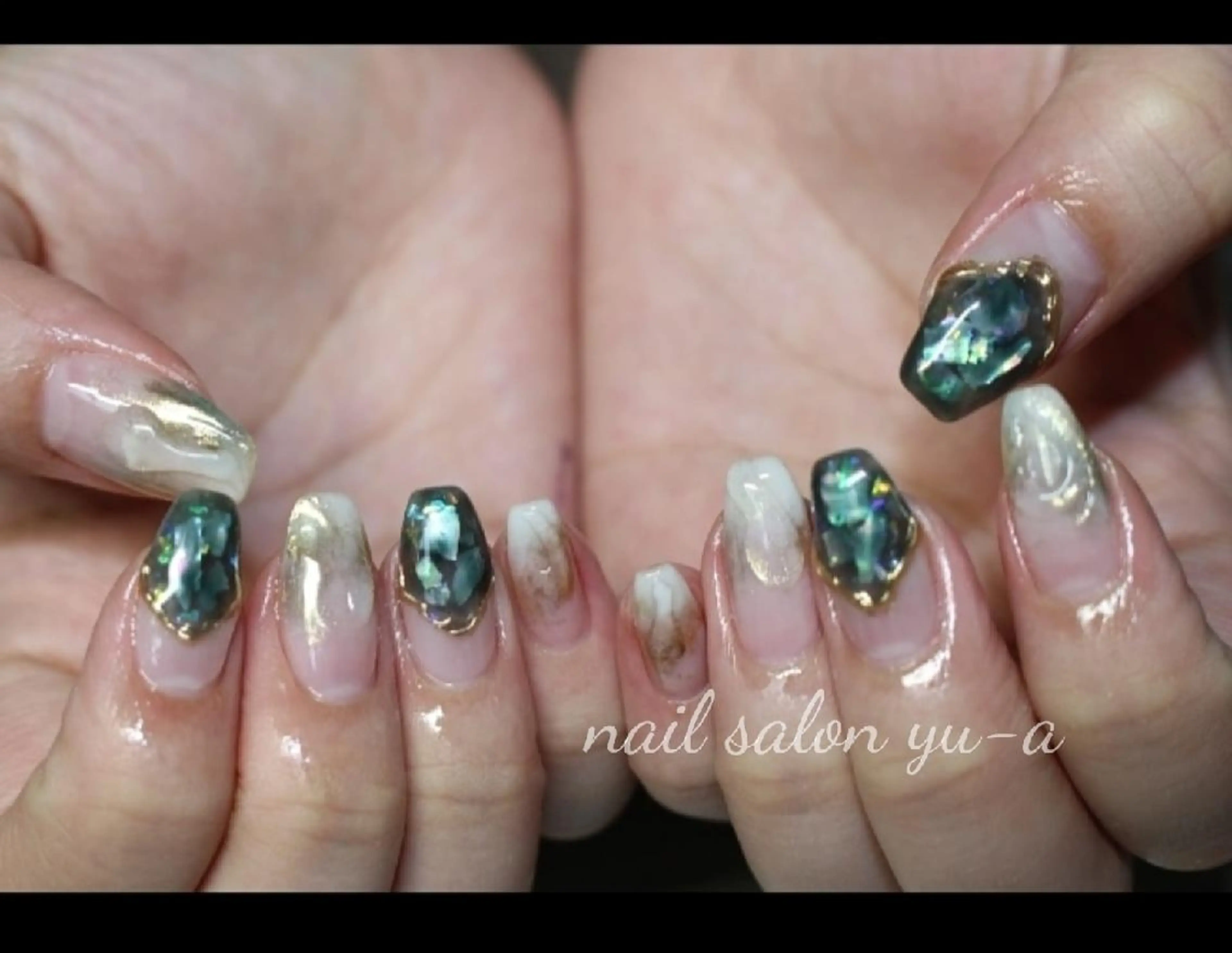 ネイル ニュアンスネイル ネイル＆ホワイトニング   Yu-a所属・yu-a  スカルプ ネイルakiのネイルデザイン
