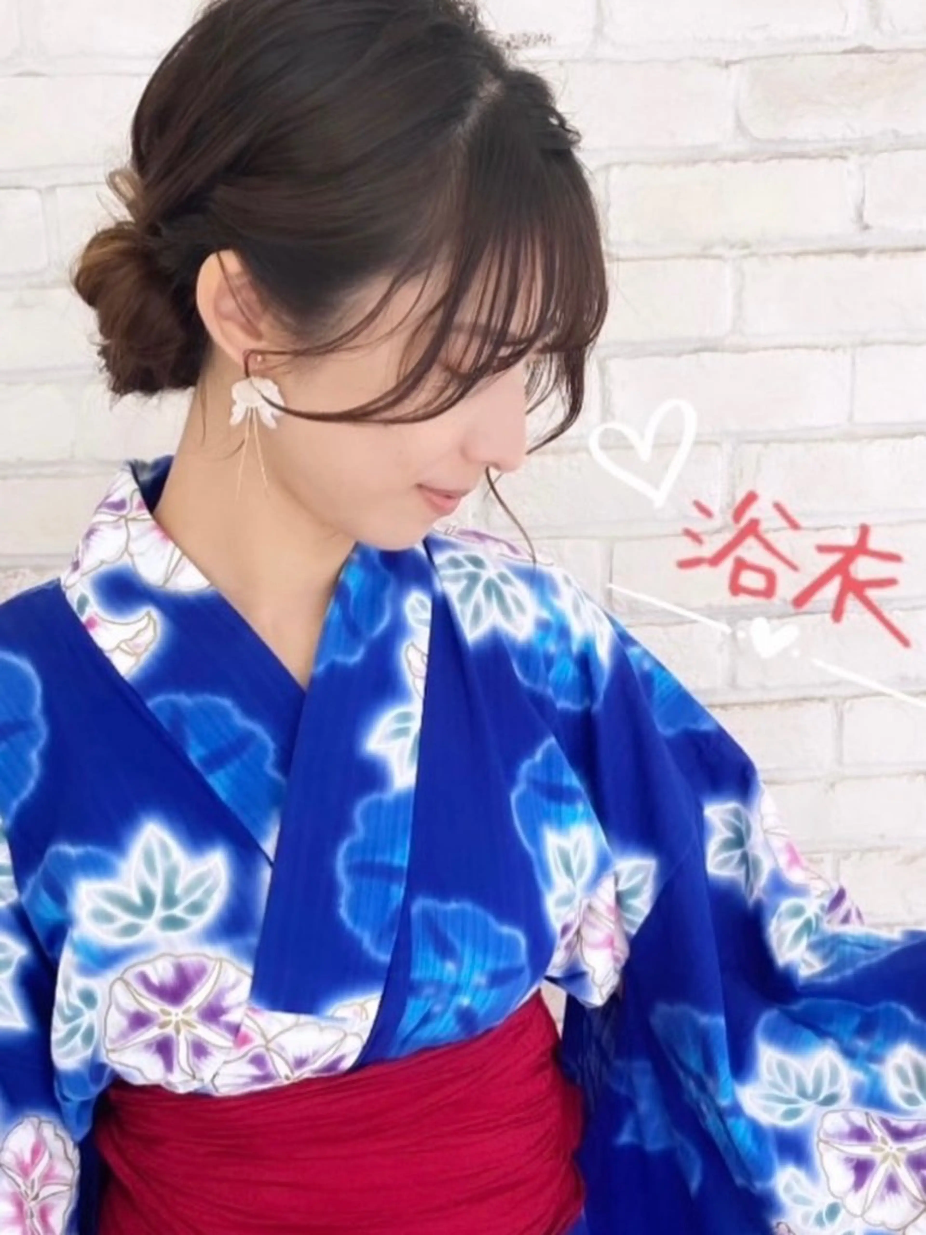 着付け あやかショート 白髪ぼかしのヘアスタイル