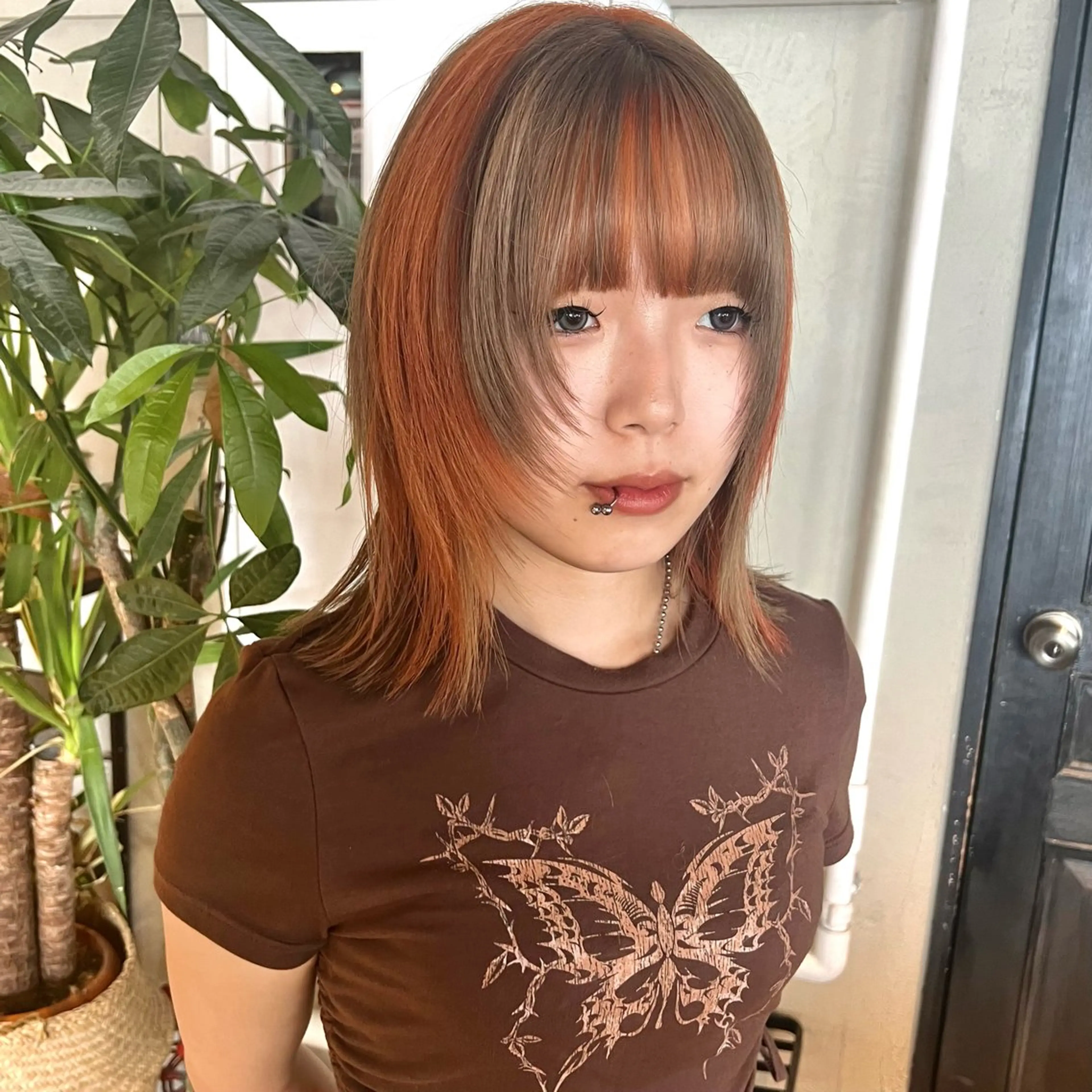 ミディアム カラー ヘアカラー トリートメント 🥃まろやかカラー/ ボブ🥃yujiroのヘアスタイル