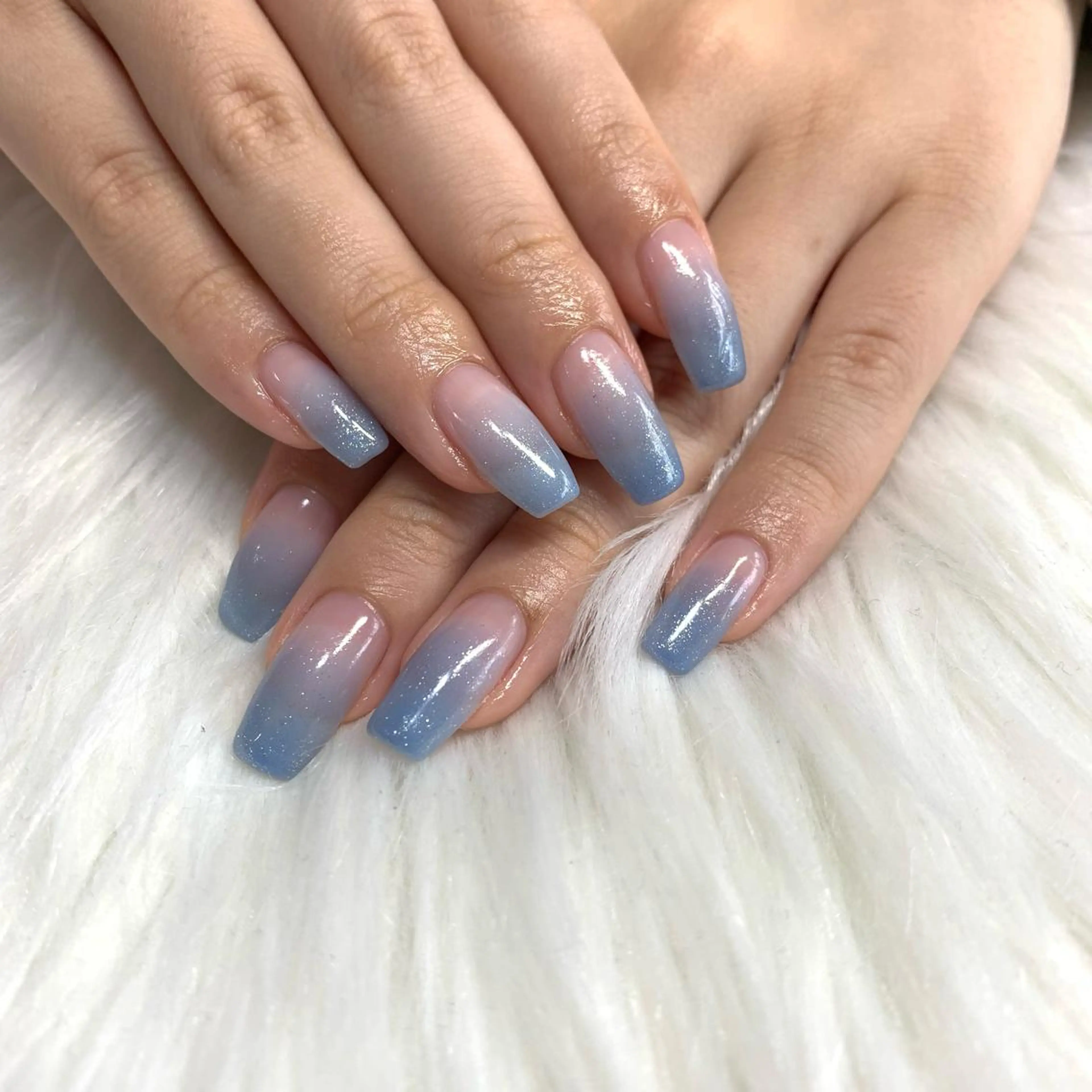 ネイル グラデーション ラメ(グリッター) ラメグラデーション ハンドネイル 斉藤 姫乃のネイルデザイン