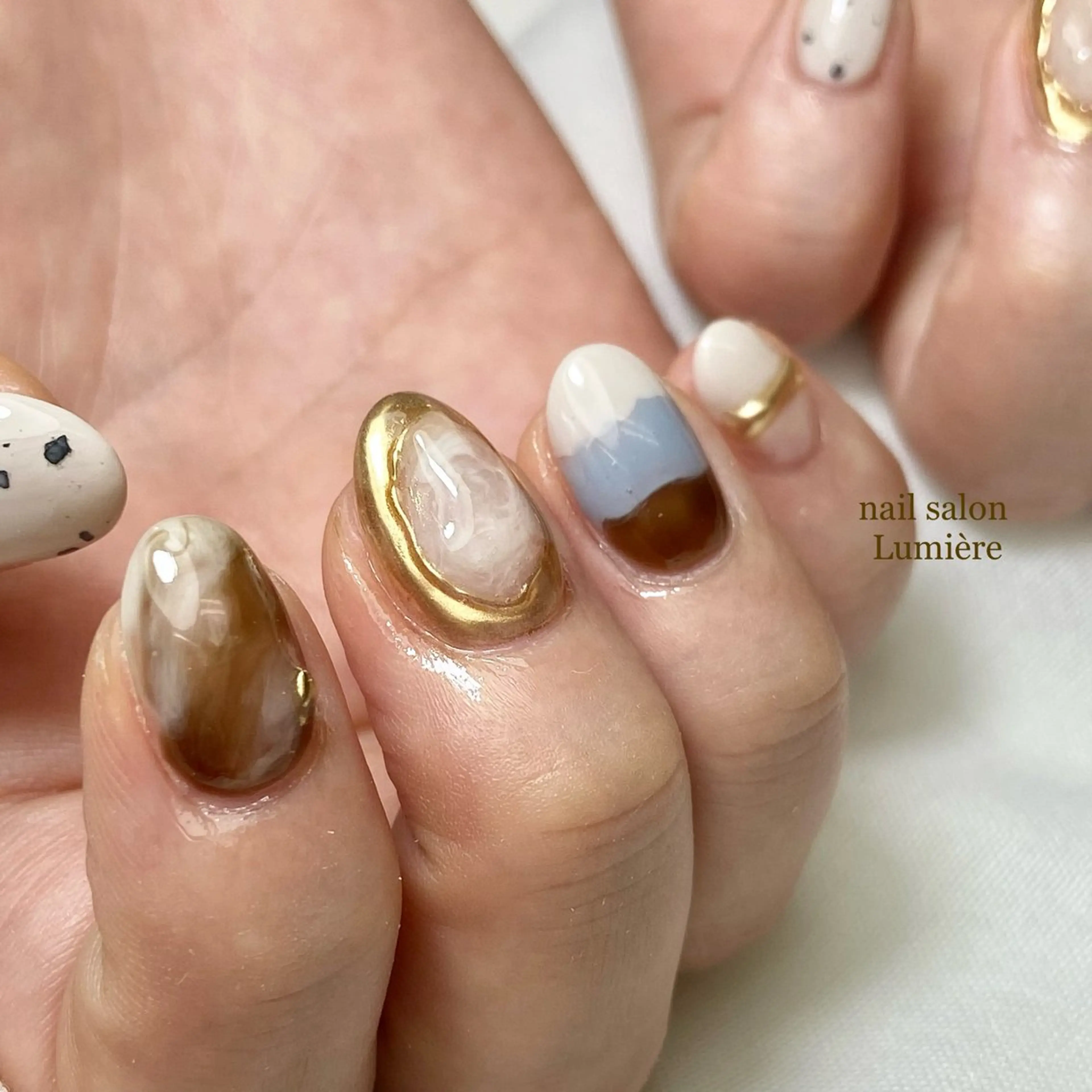ネイル ハンドネイル nail salon Lumièreのネイルデザイン