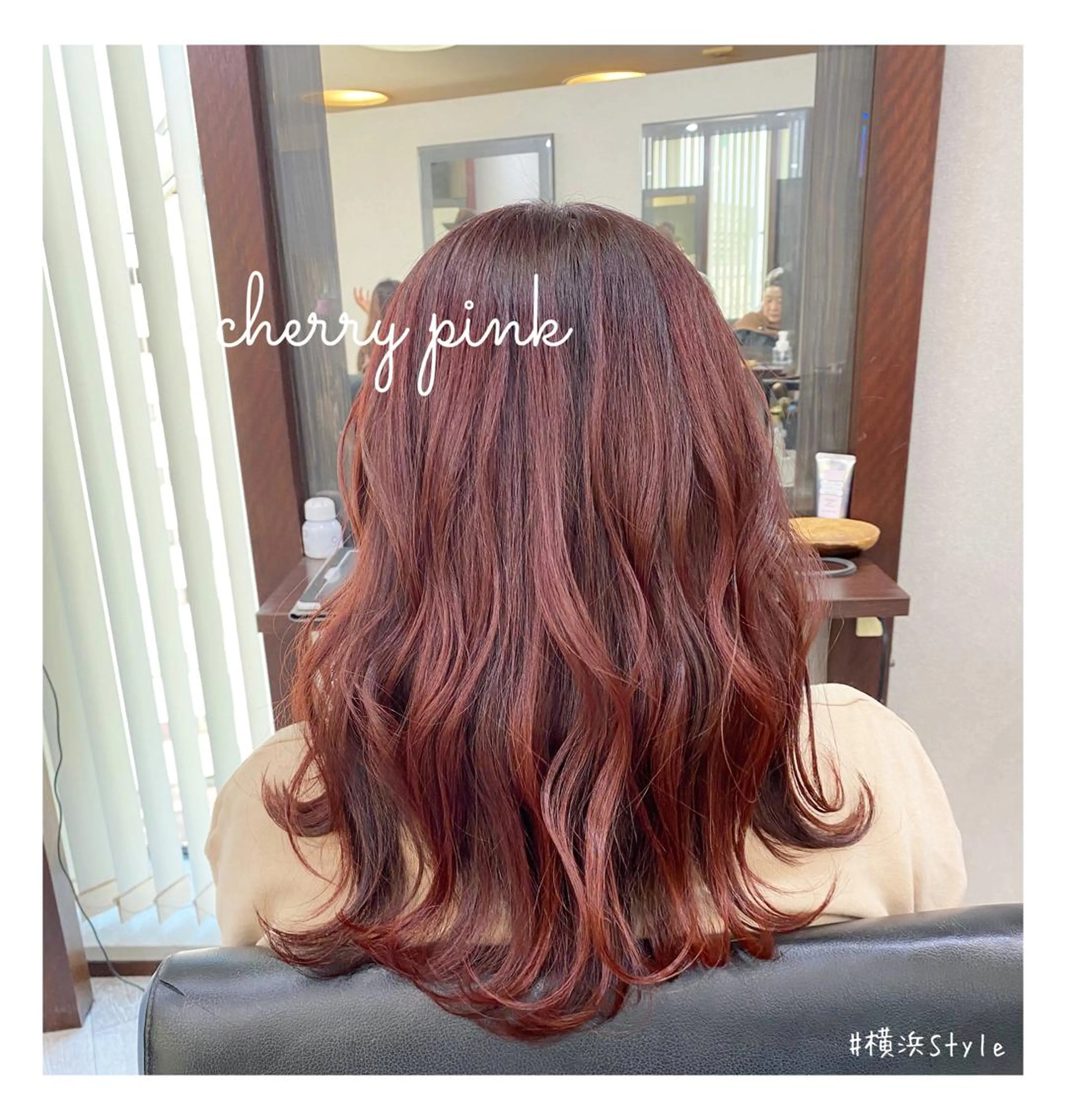 セミロング カラー ブリーチ ブリーチなしカラー ピンクカラー ヘアカラー トリートメント ＊横浜駅＊ 金子 誠也のヘアスタイル