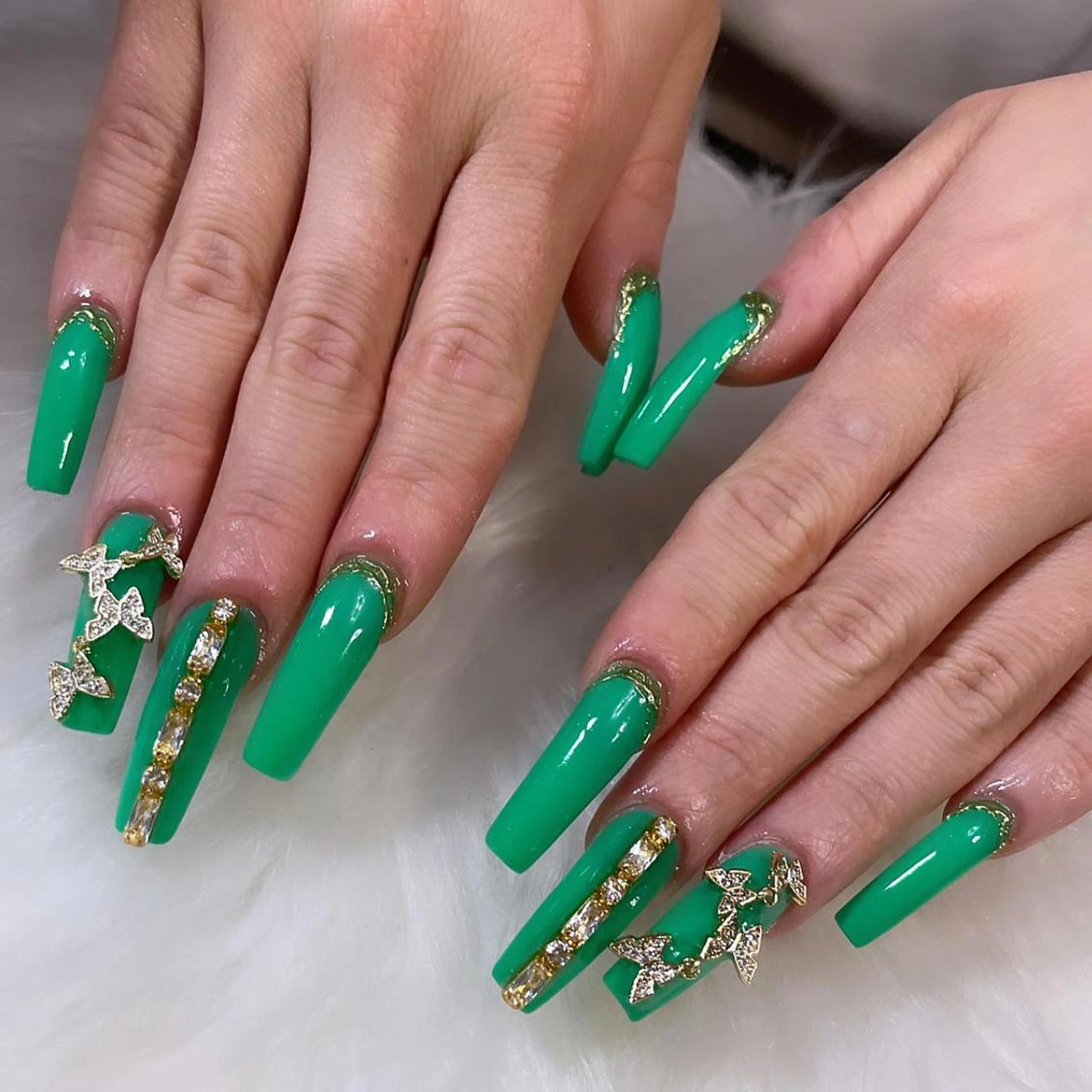 ネイル ワンカラーネイル スカルプネイル BINERVA nail salonのネイルデザイン