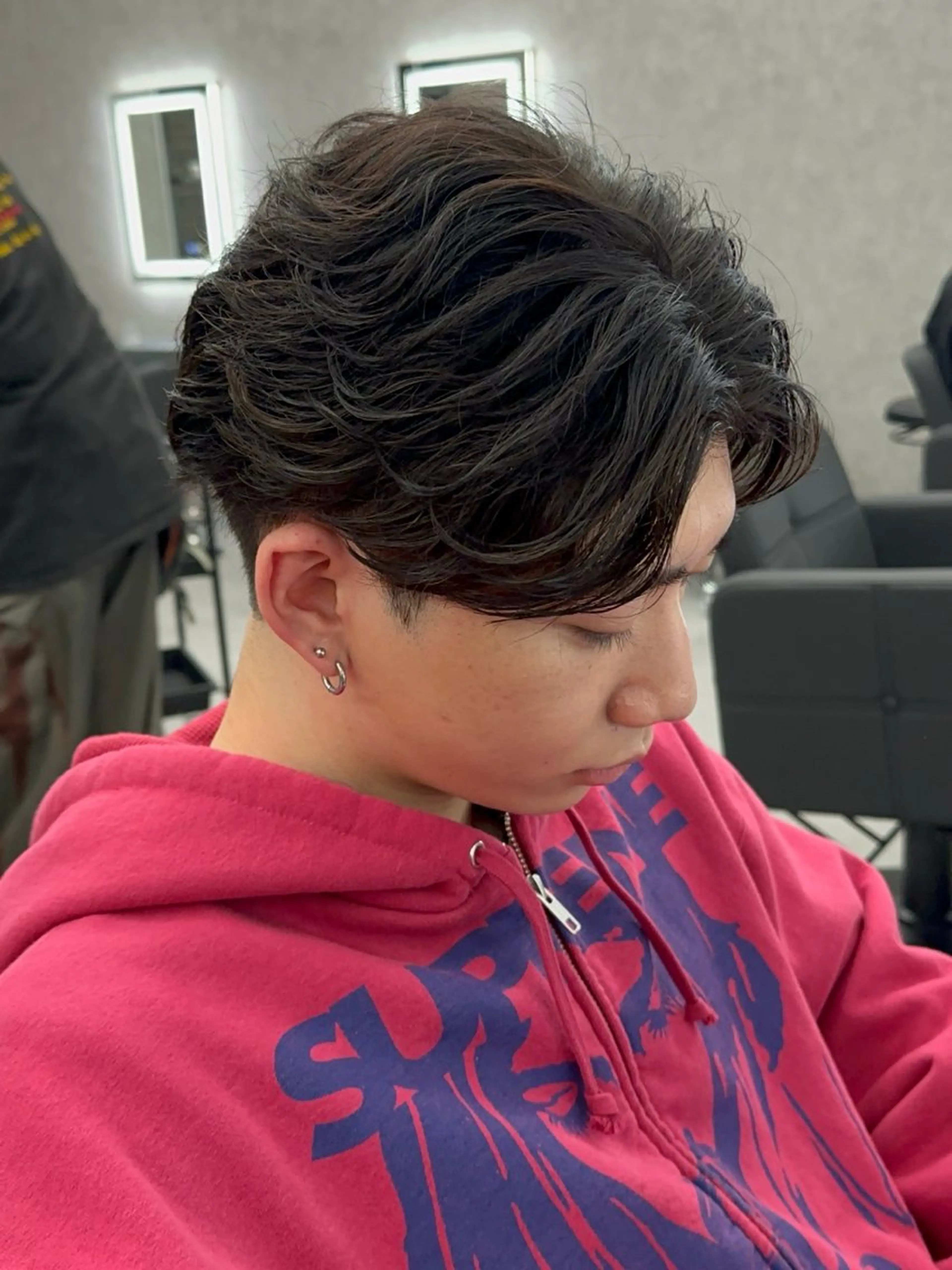 カラー パーマ メンズ メンズパーマ ニュアンスパーマ カット パーマ 札幌美容室 /光👑のヘアスタイル