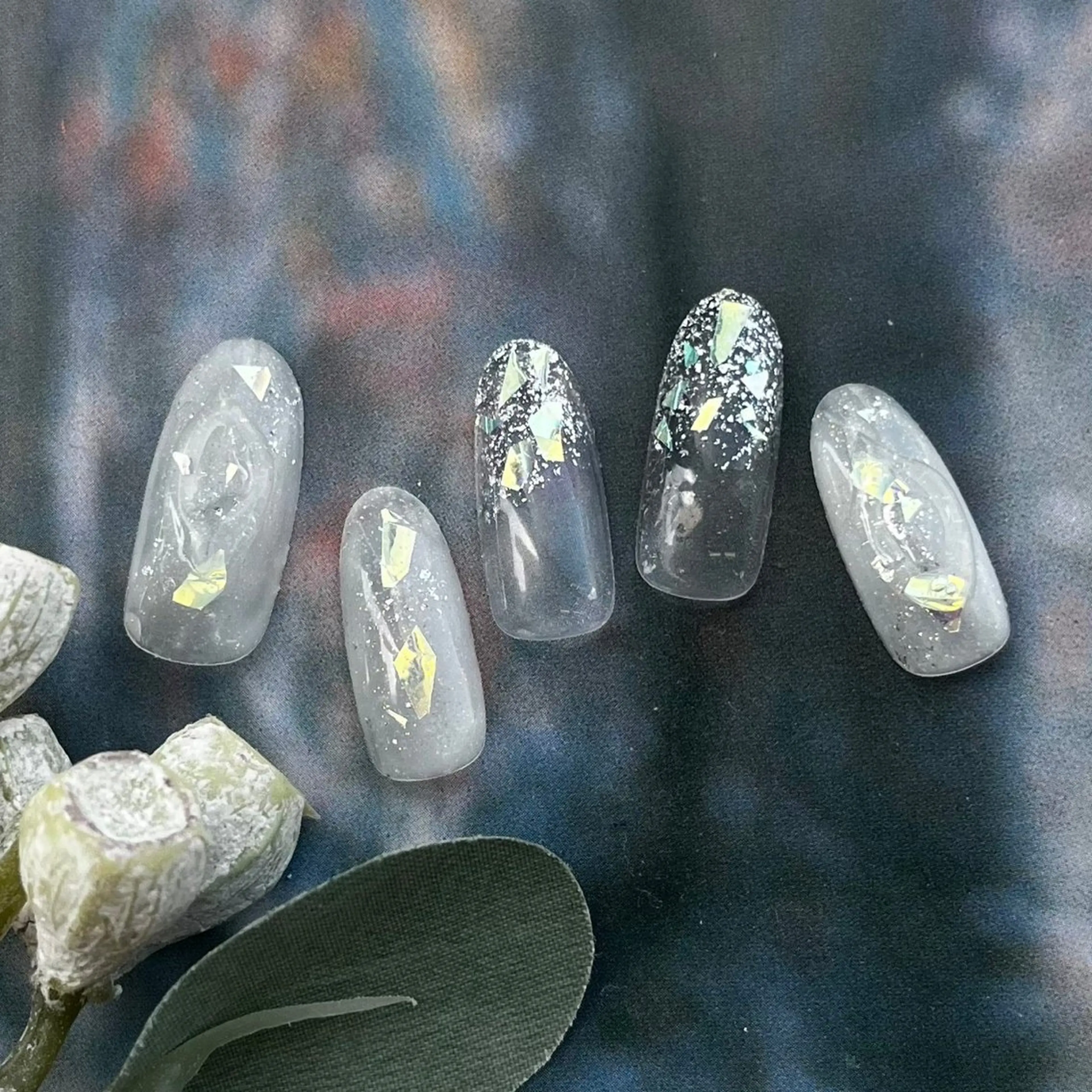 ネイル アートネイル ニュアンスネイル ネイルチップ ハンドネイル ⭐︎休業中の練習⭐︎ JNA認定講師髙橋のネイルデザイン