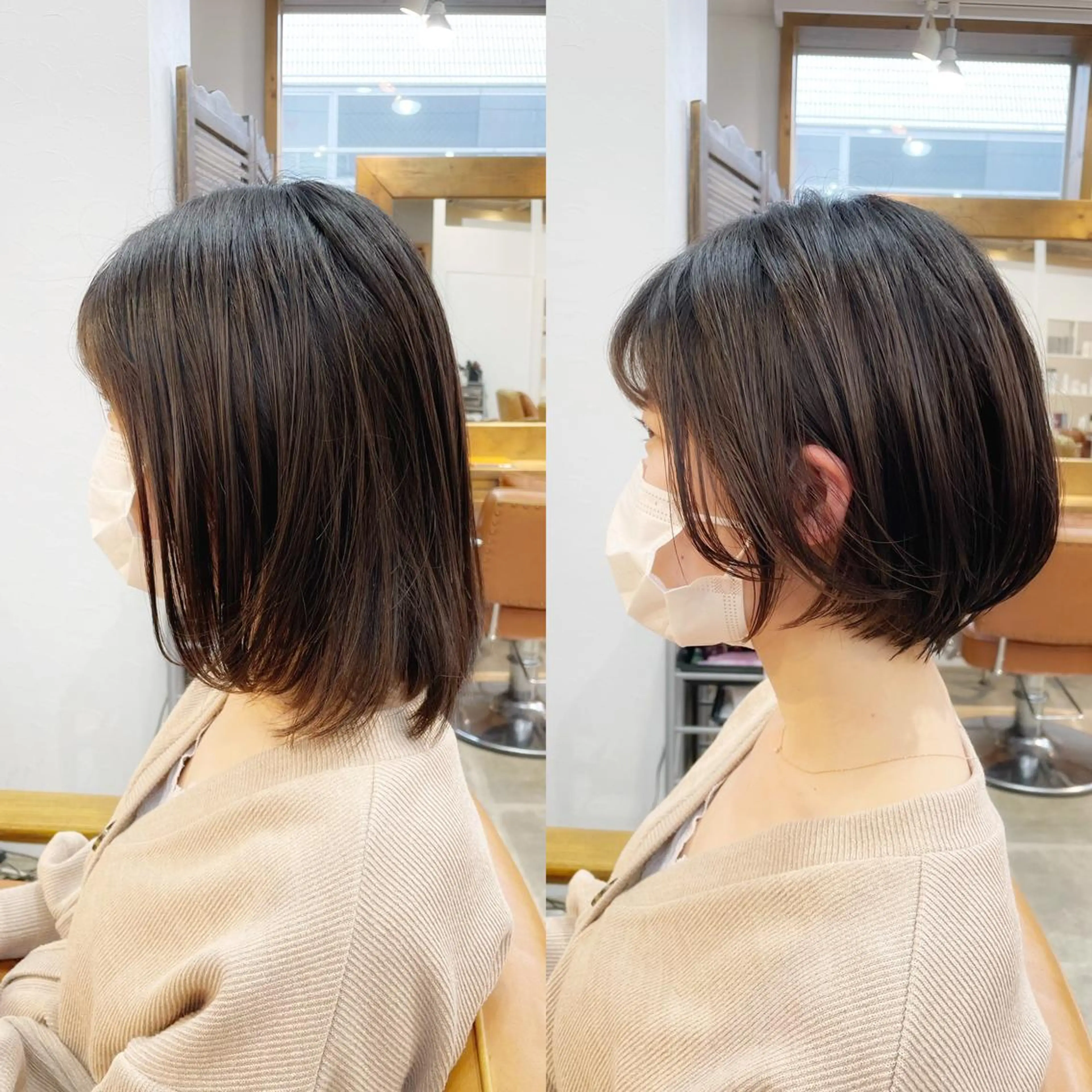 ショート ショートボブ ボブ ミセス ショートヘア newline銀座所属・👑銀座ショート/ 絶壁補正/金子涼👑のヘアスタイル