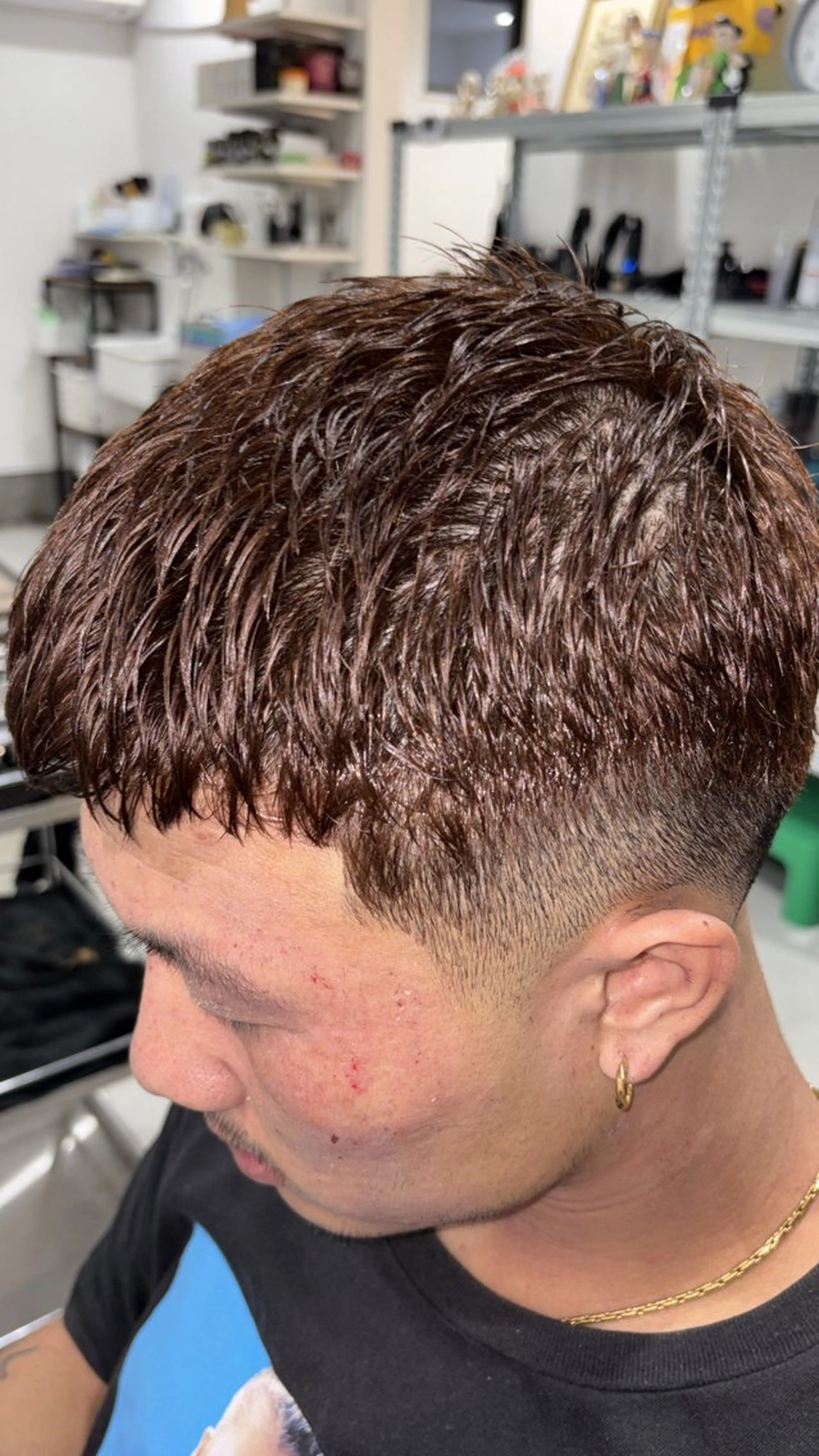 ショート メンズ フェードカット cutclub TOPBOY所属・野田 優真のヘアスタイル