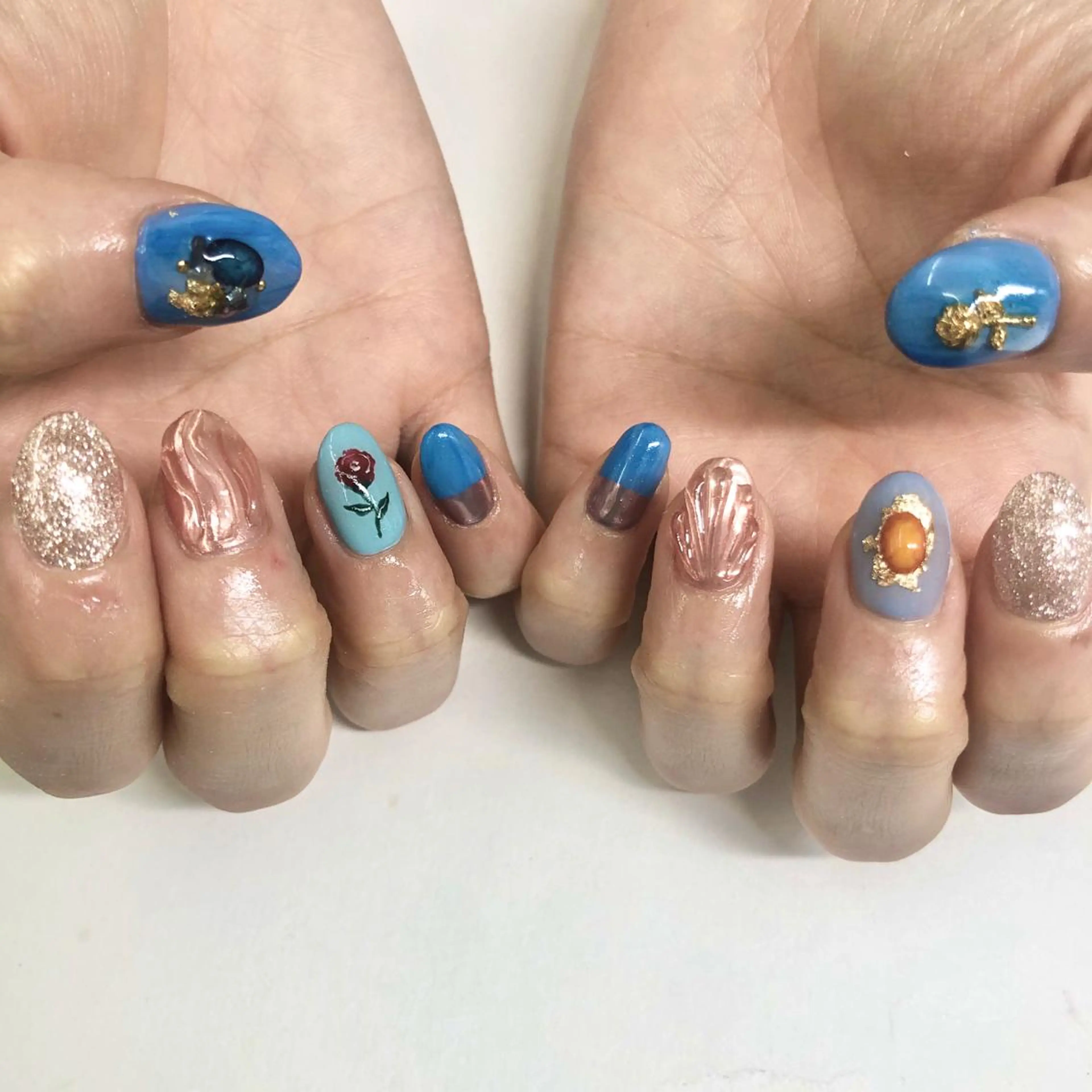 ネイル ニュアンスネイル 🎀AYAKO 🎀中韓ネイルのネイルデザイン