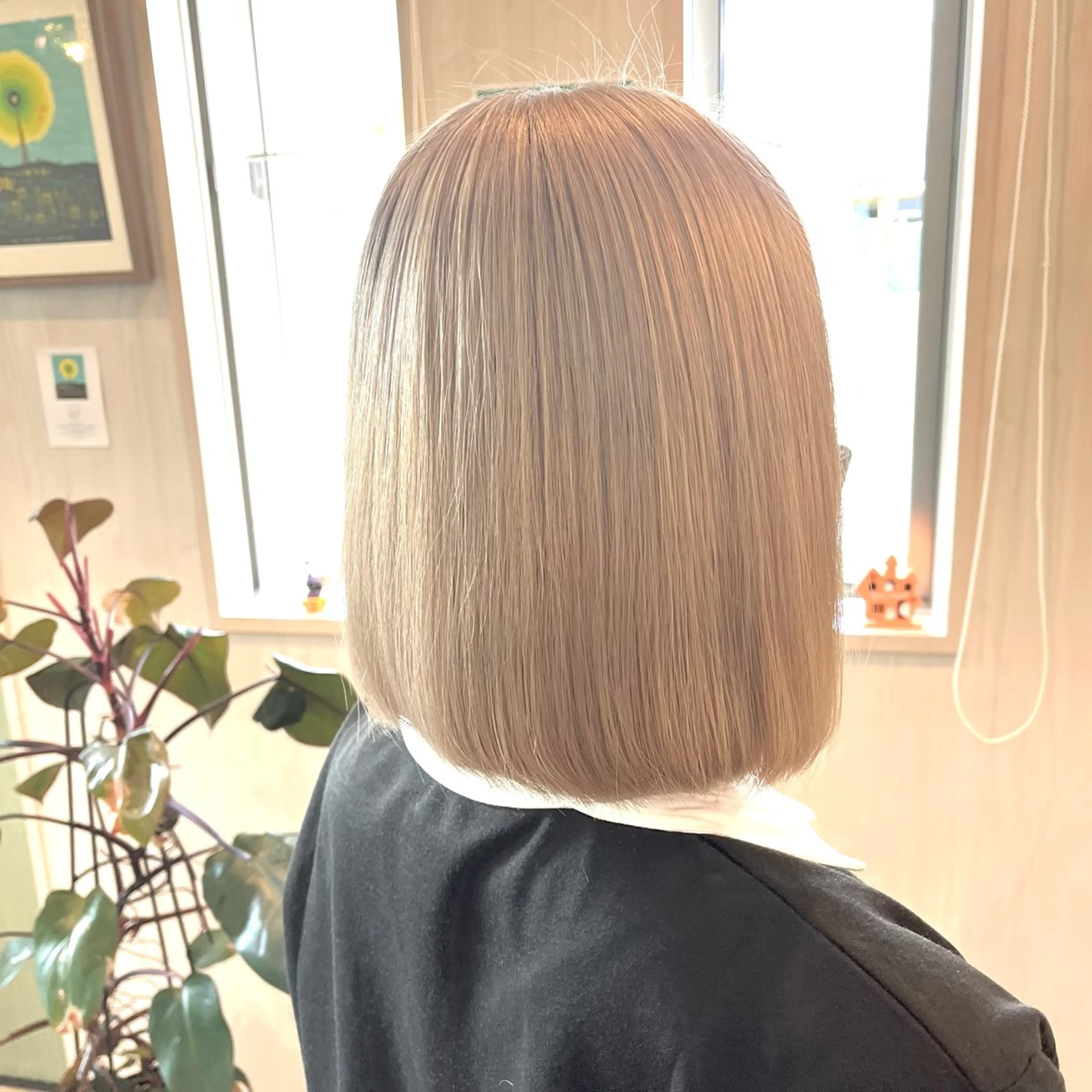 ミディアム カラー ヘアアレンジ like みやびのヘアスタイル