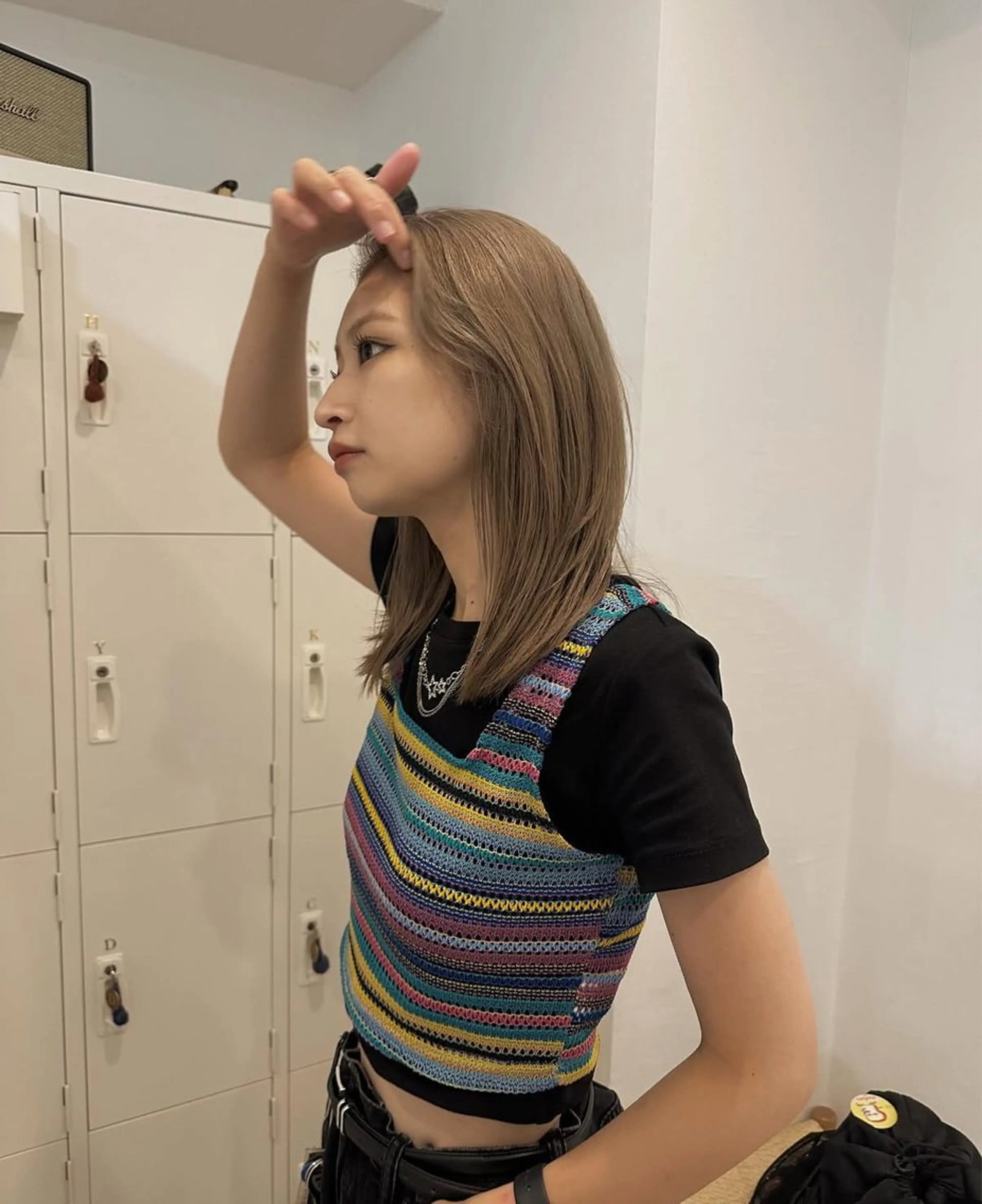 ミディアム カラー レイヤーカット カット トリートメント 藤本 泰 / カットモデル様募集中のヘアスタイル