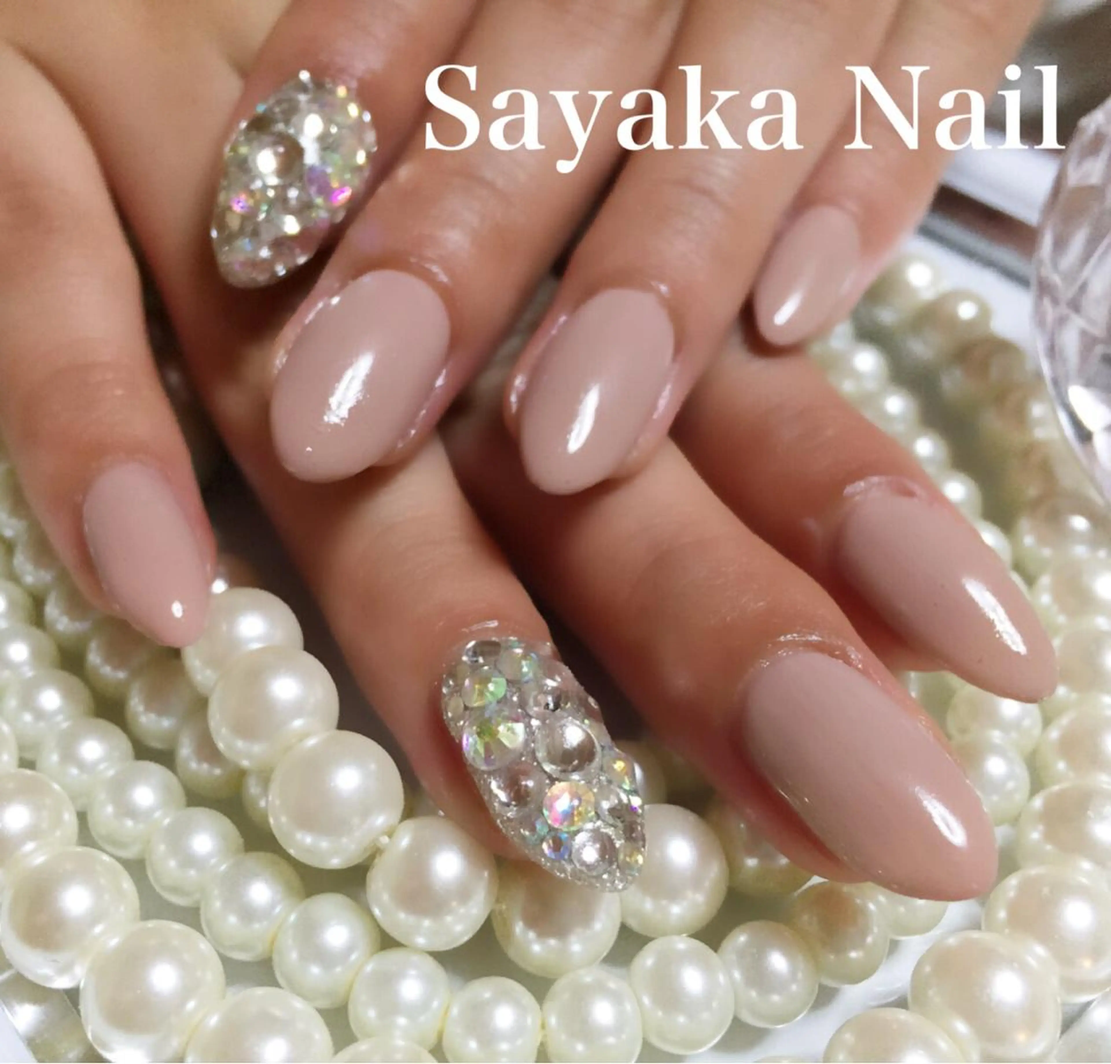 ネイル シンプルネイル ストーンネイル E・N(エン) eyelashのマツエク・マツパデザイン