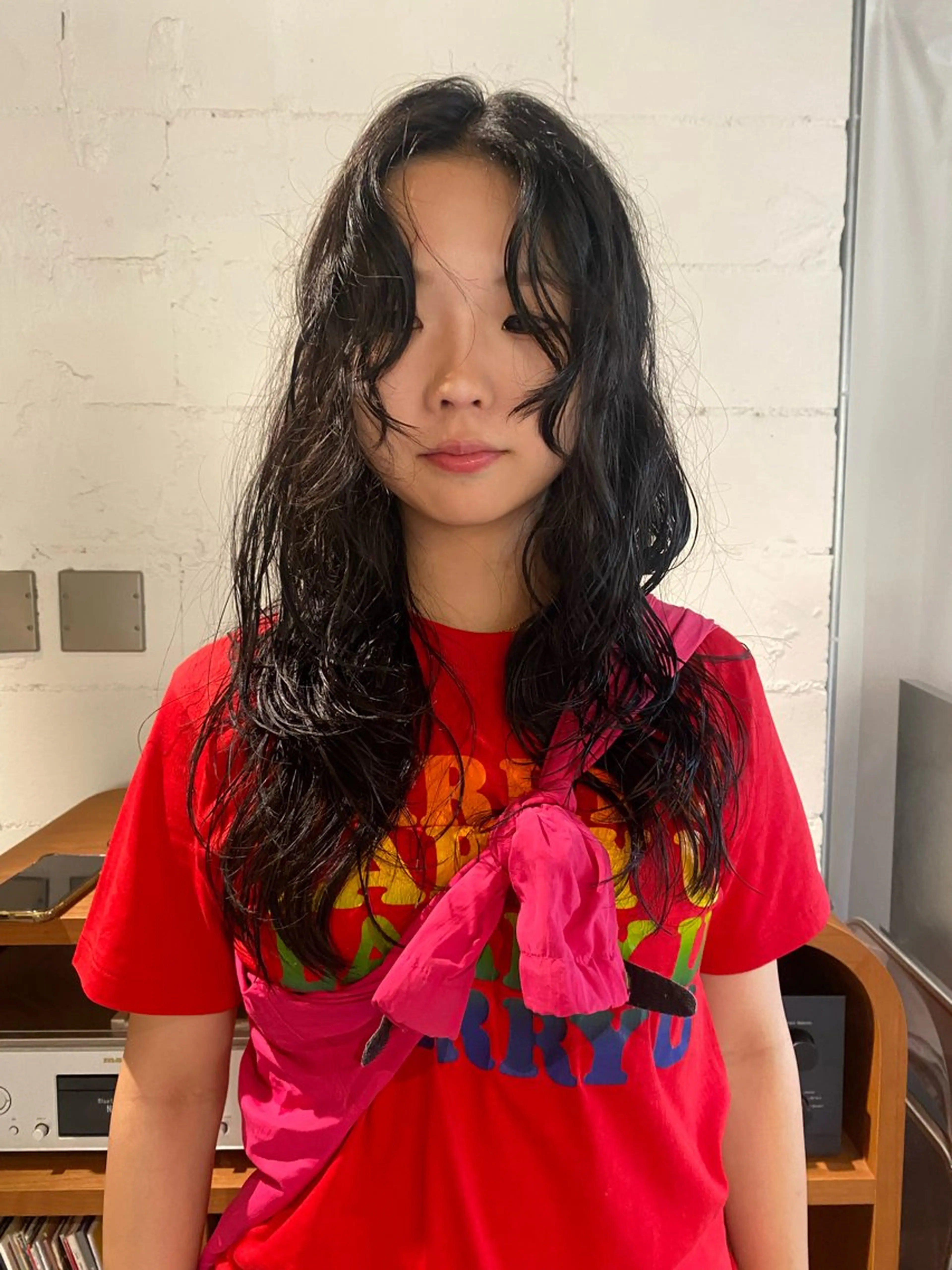 ロング くせ毛 PARK　枝元 みうのヘアスタイル