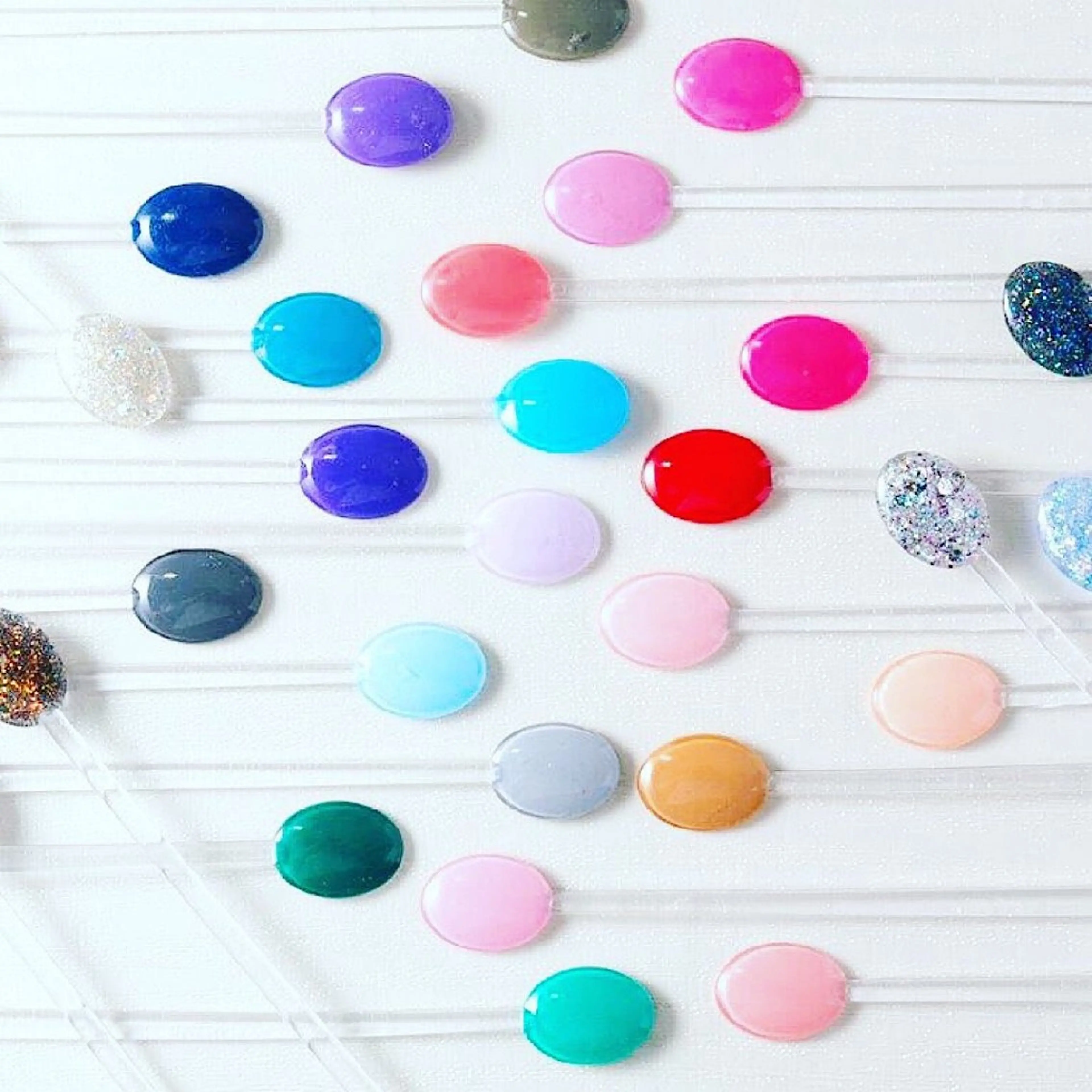 【ジェルネイル♡ワンカラーorラメグラデーション】マグネットも種類豊富🙆✨️の写真