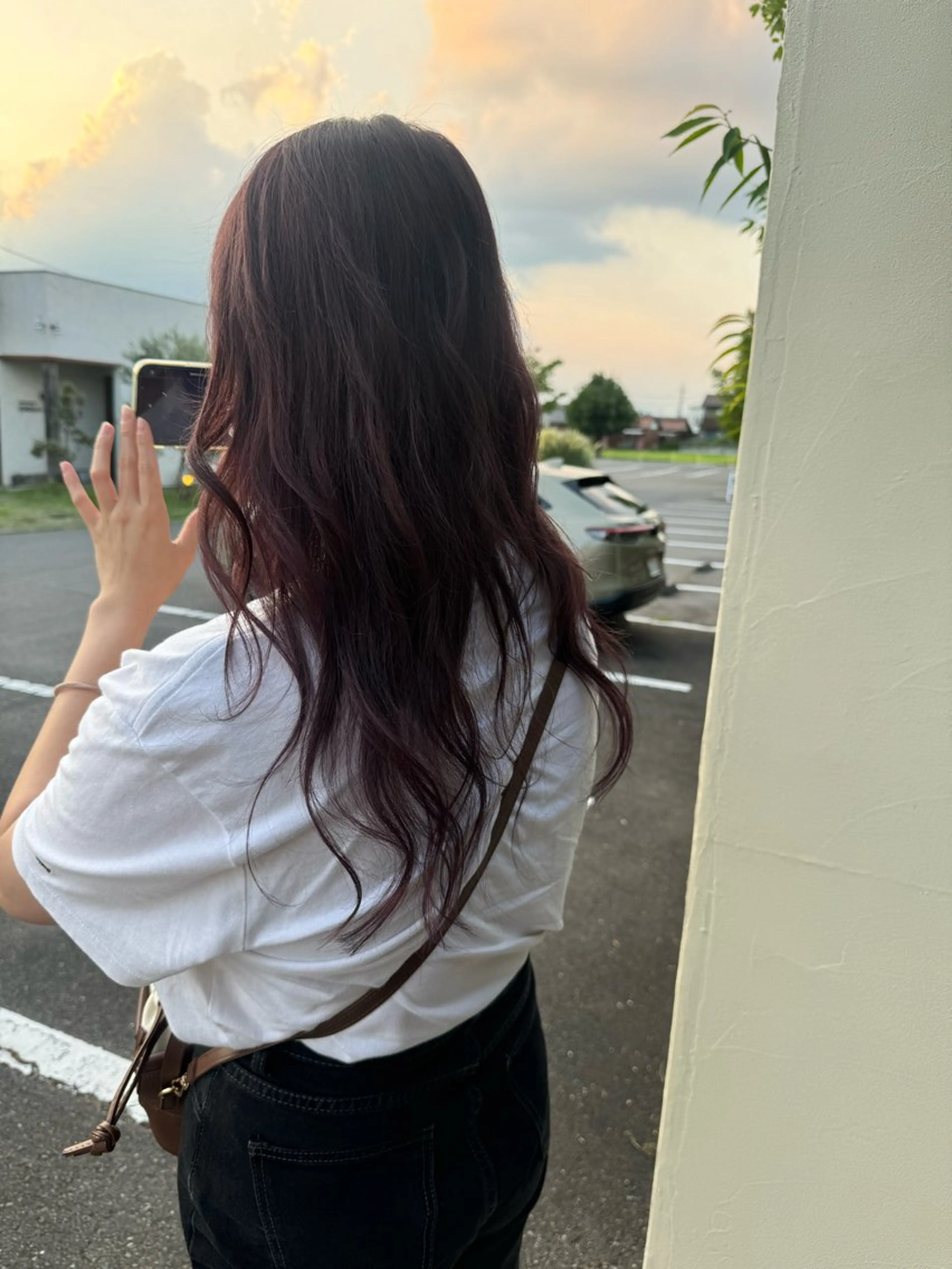 ロング カラー ラベンダーカラー ピンクカラー ピンクラベンダー アオトソラ いしざかのヘアスタイル