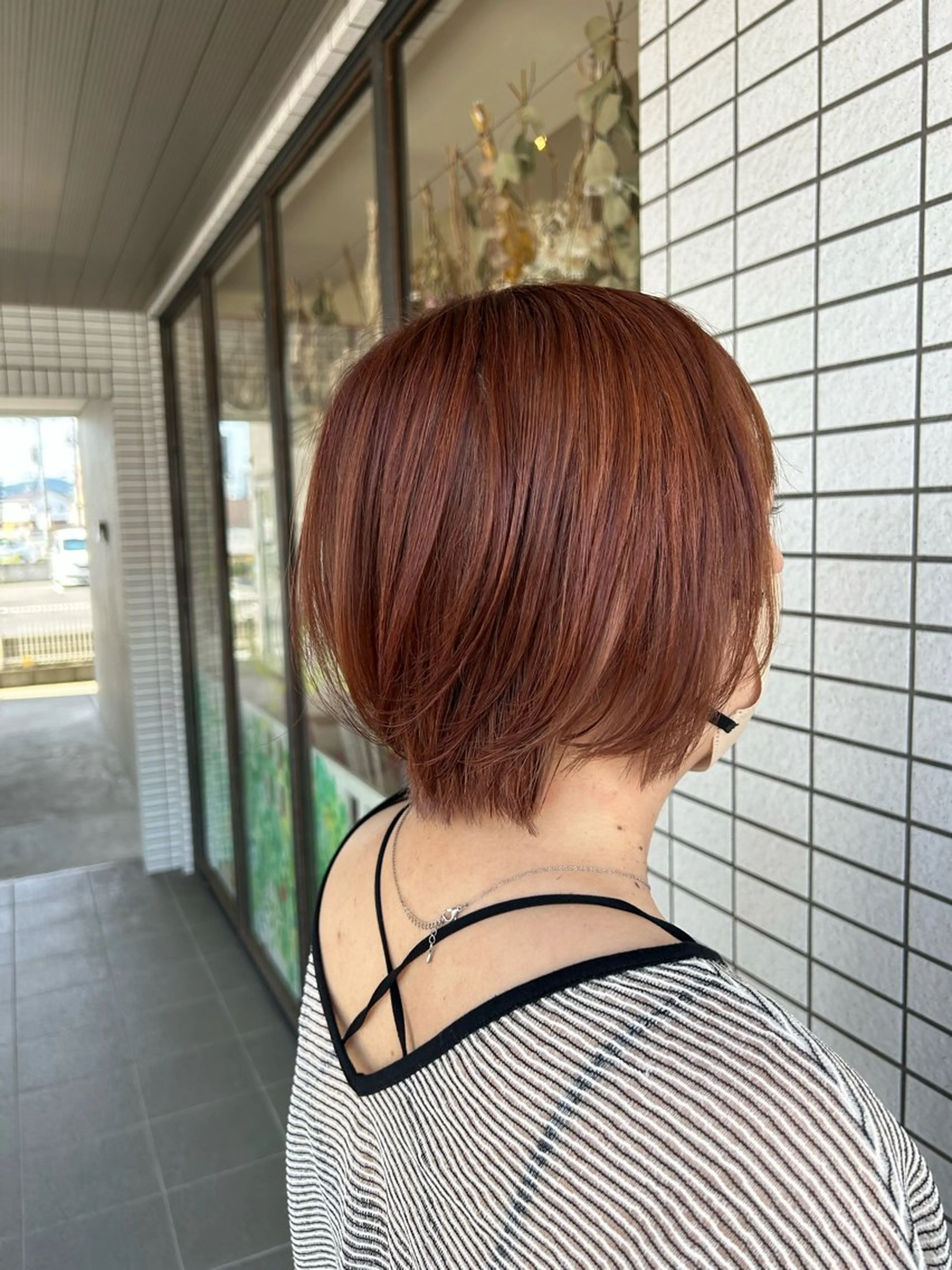 ショート カット ヘアカラー トリートメント 高津 千慧のヘアスタイル
