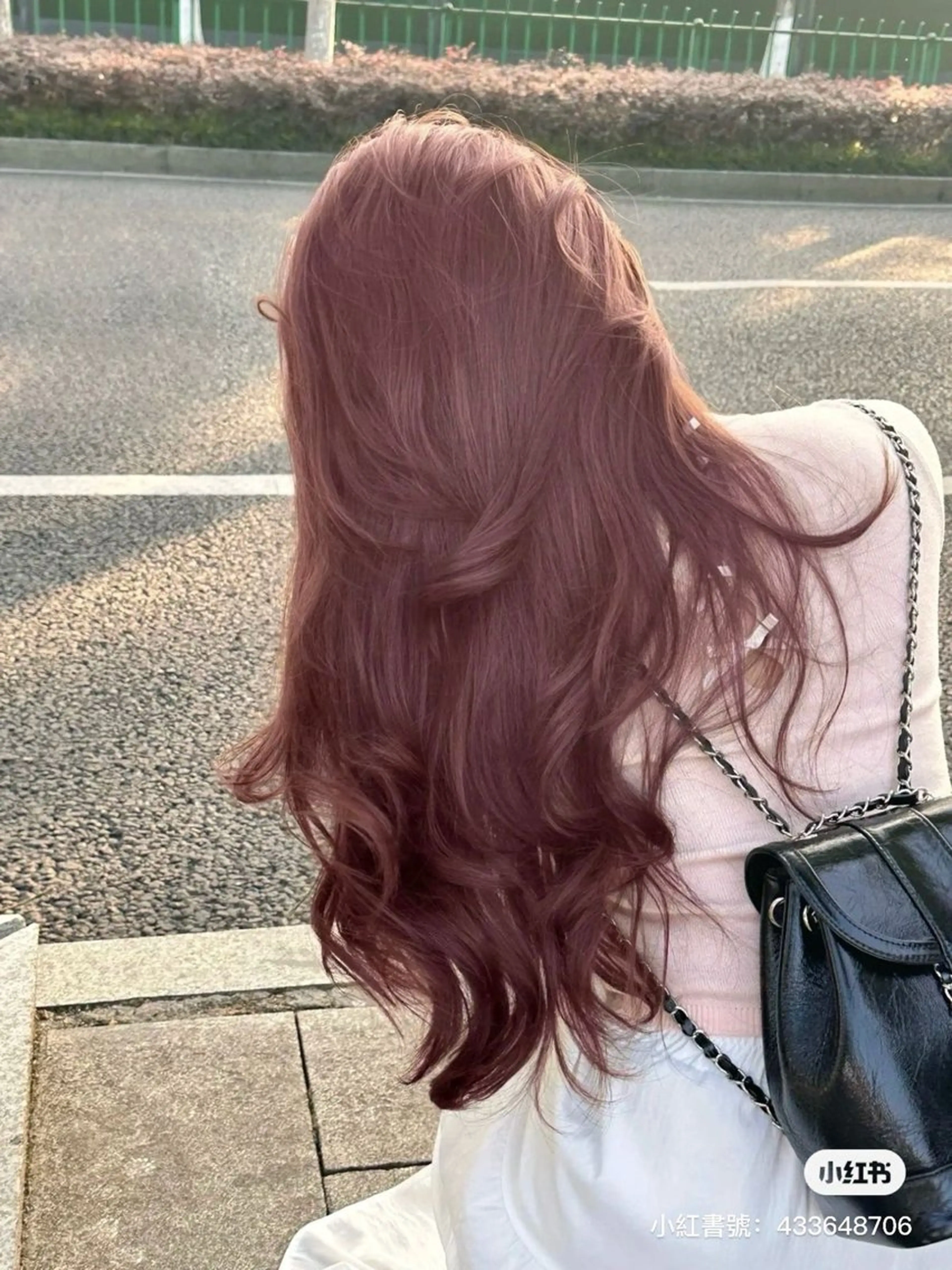 ロング ヘアカラー トリートメント ヘアセット NANA💓韓国ヘア /レイヤー/暖色💓のヘアスタイル