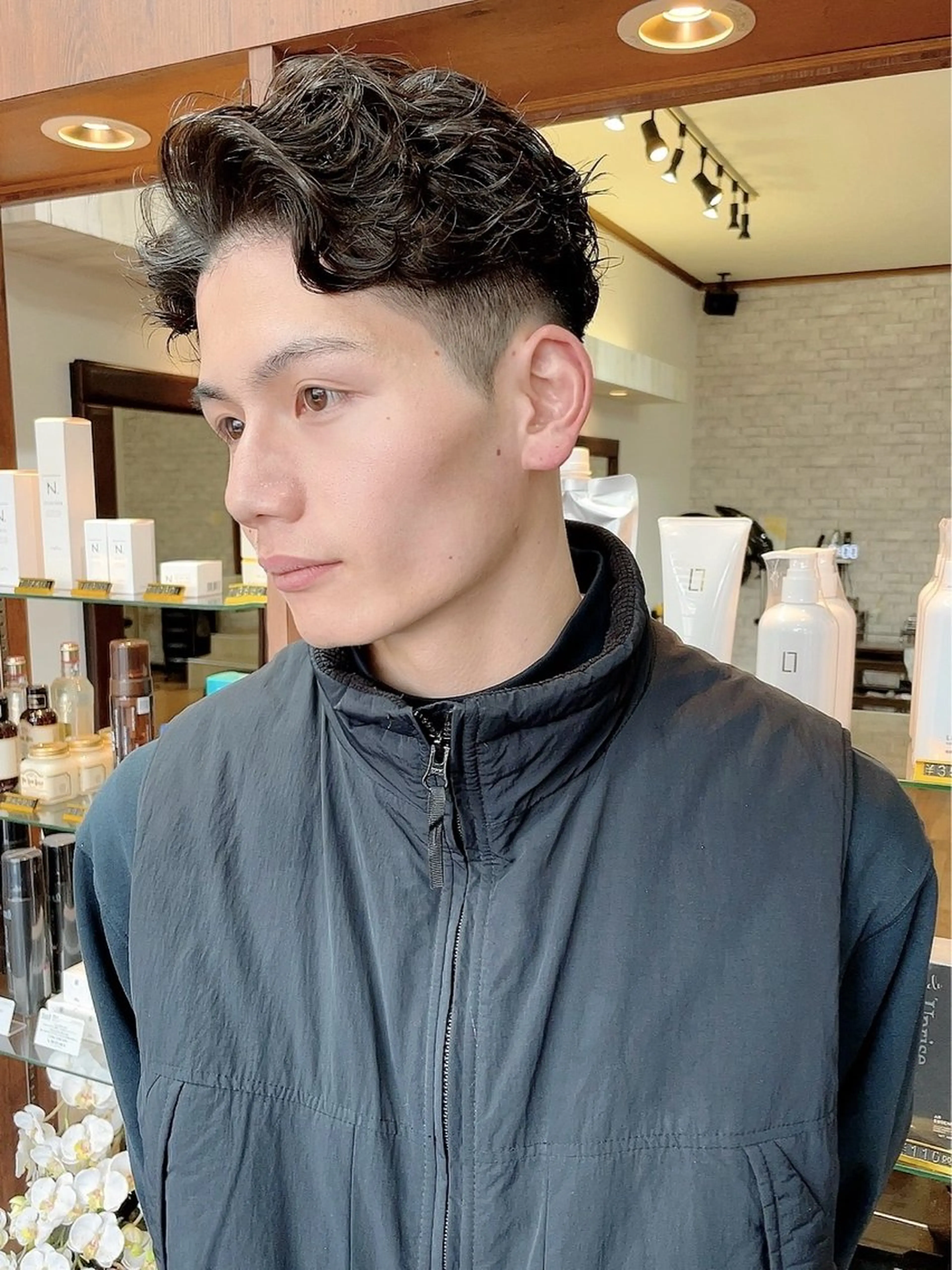 ショート パーマ メンズ hair  cruise piece所属・kohei 【期間限定募集】のヘアスタイル