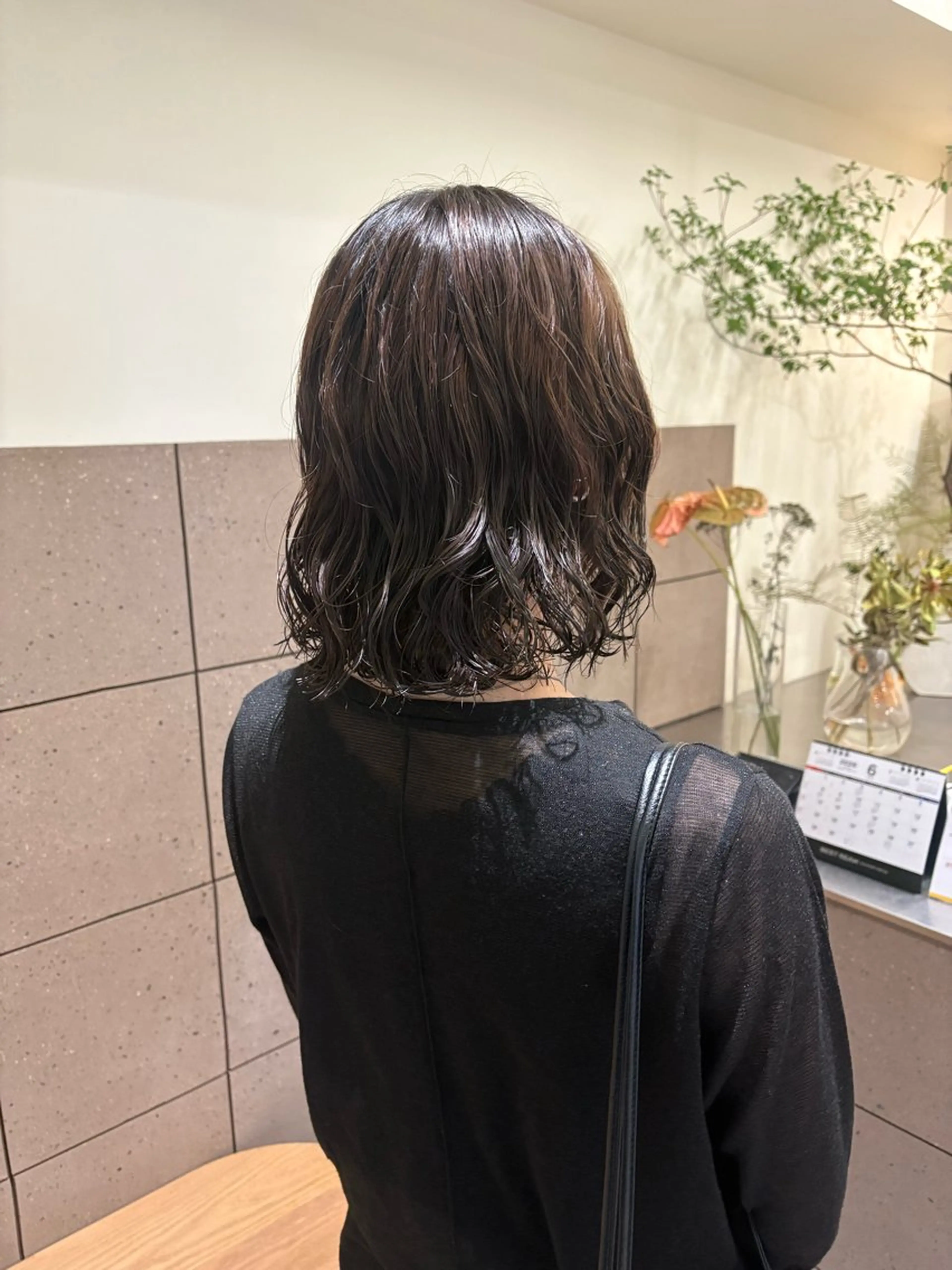 ミディアム パーマ カット パーマ natsuki /HUIのヘアスタイル