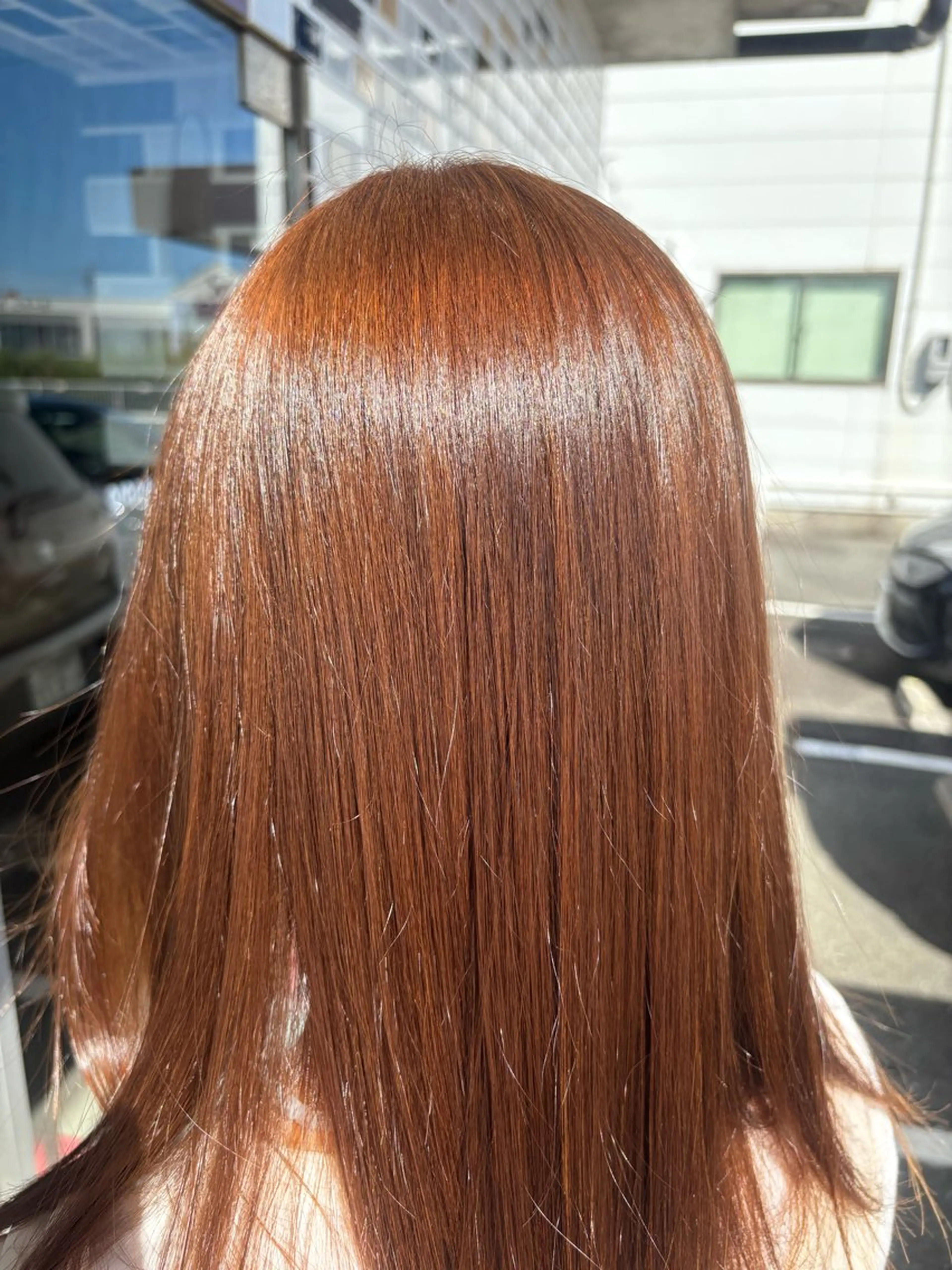 セミロング 梨 音のヘアスタイル