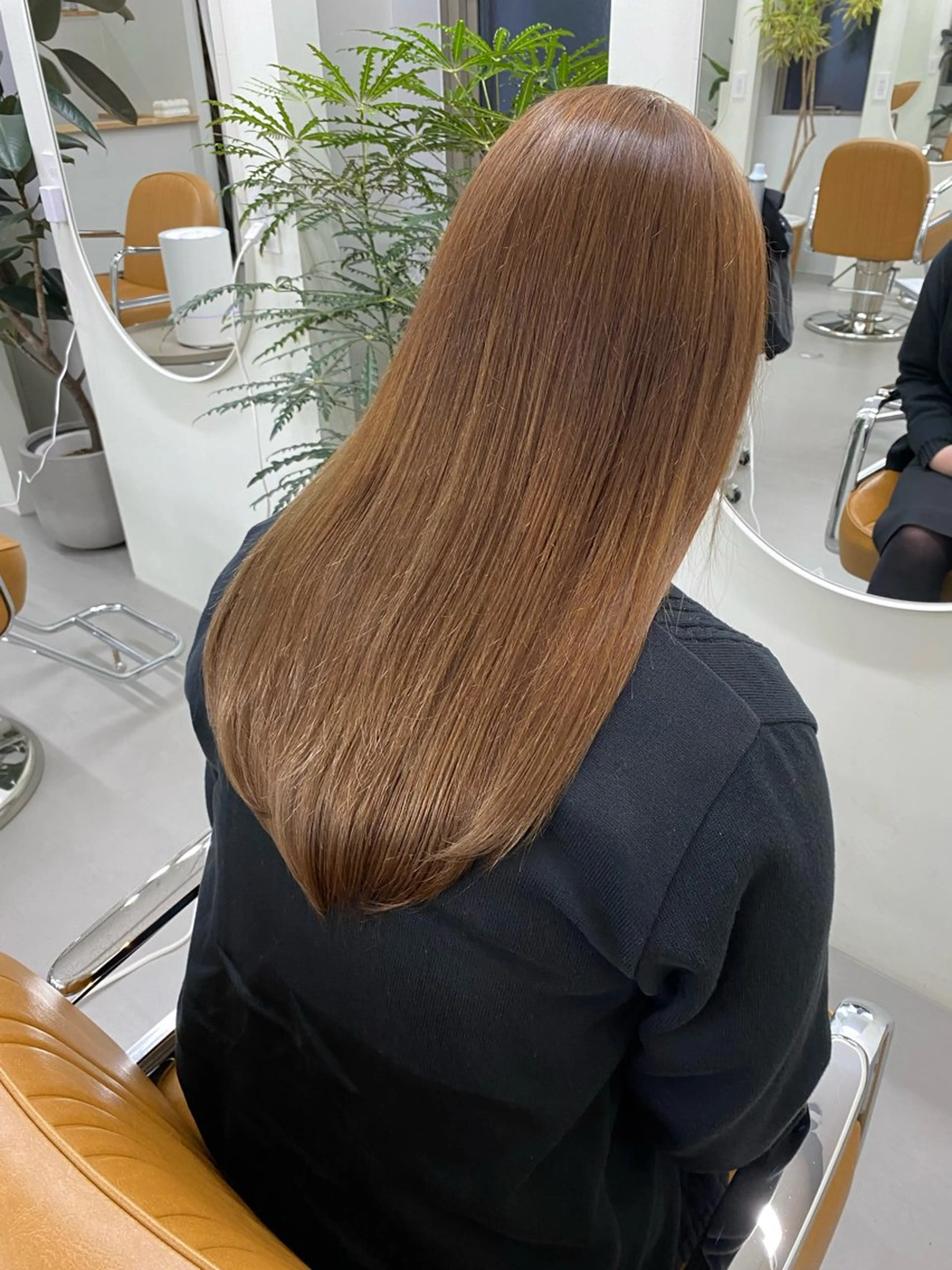 カラー ベージュカラー ブラウンカラー 檜 果歩のヘアスタイル