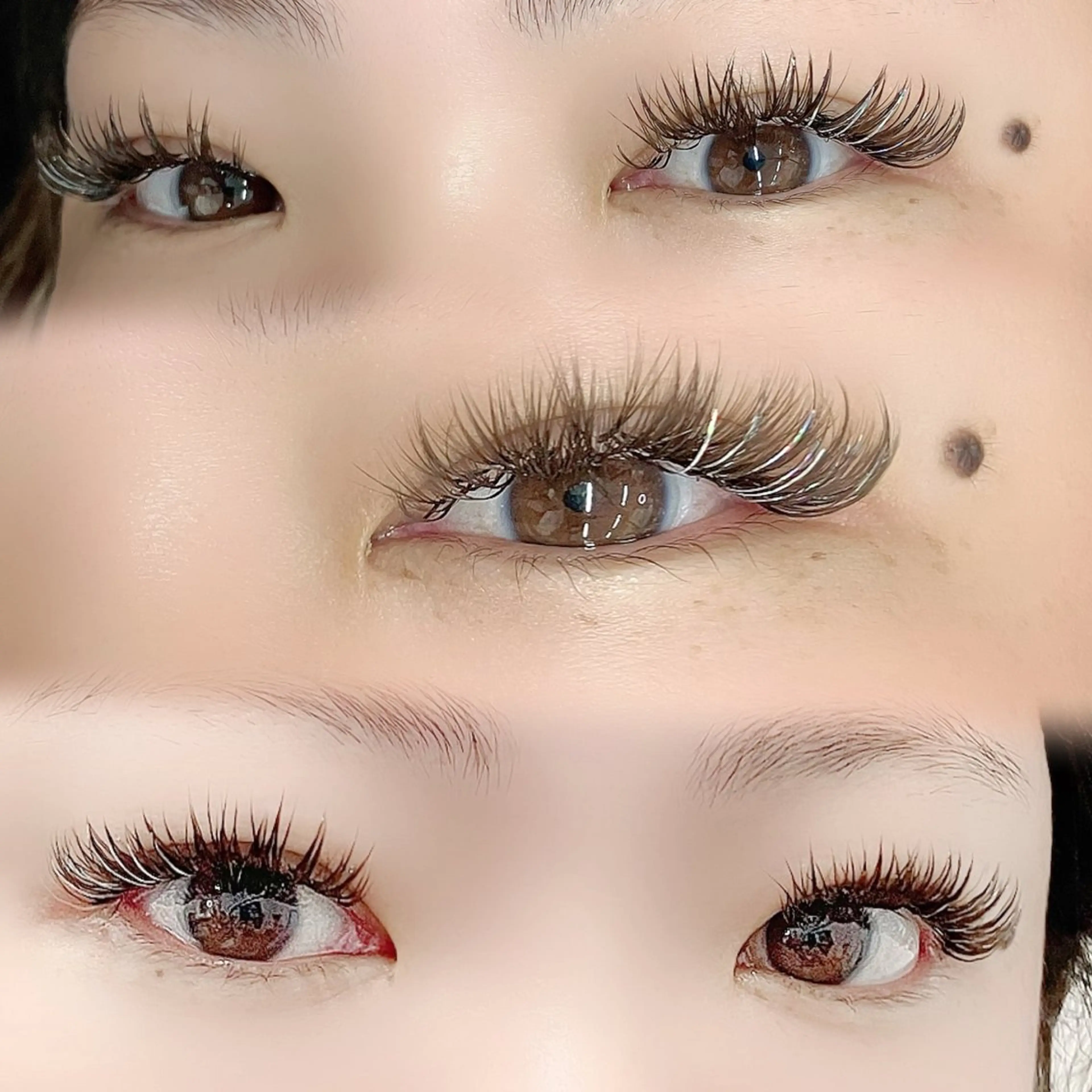 マツエク・マツパ カラーマツエク ボリュームラッシュ マツエク linda lashesのマツエク・マツパデザイン