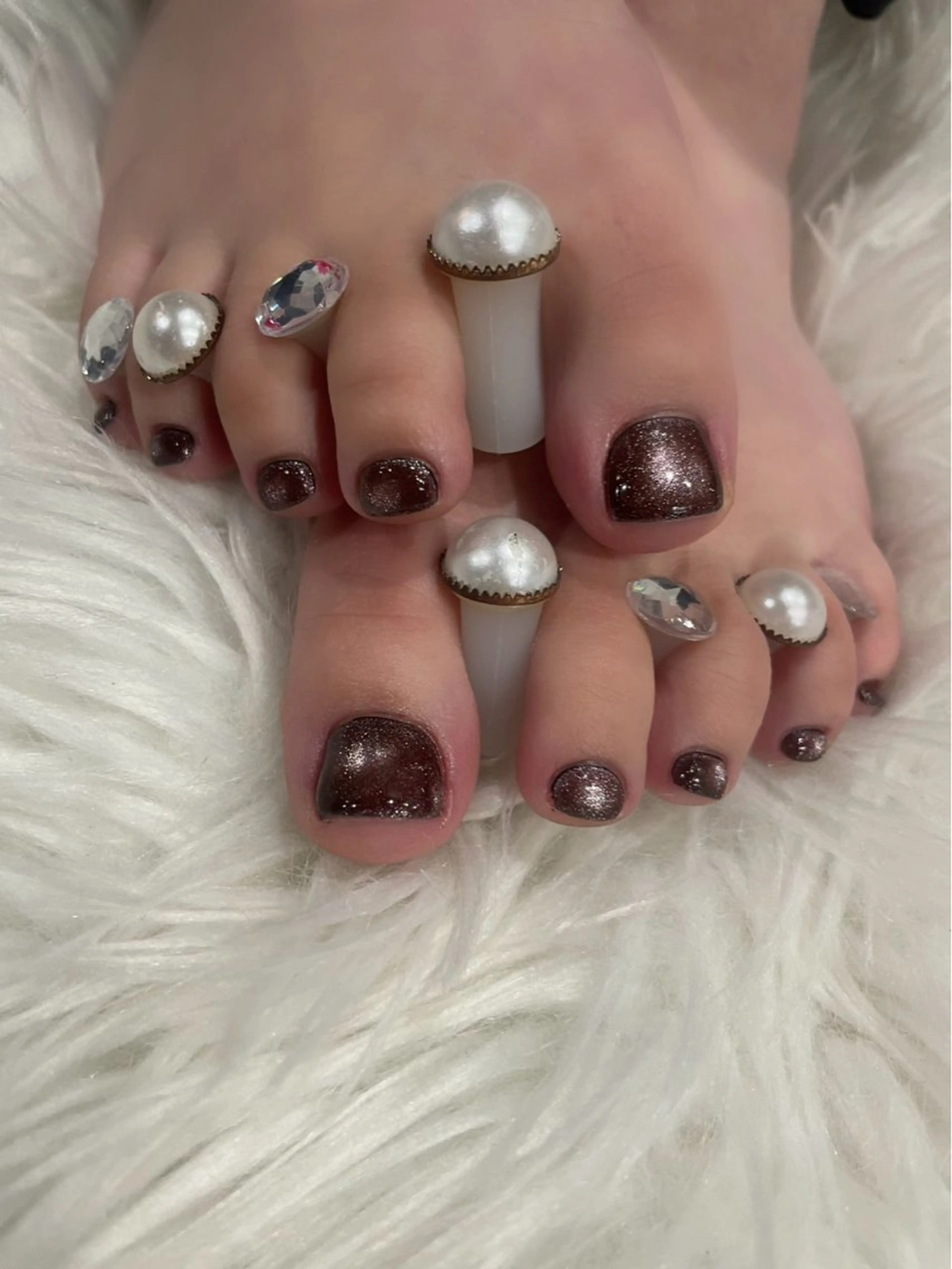 ネイル フットネイル マグネットネイル フットネイル Dahlia Beautyのマツエク・マツパデザイン