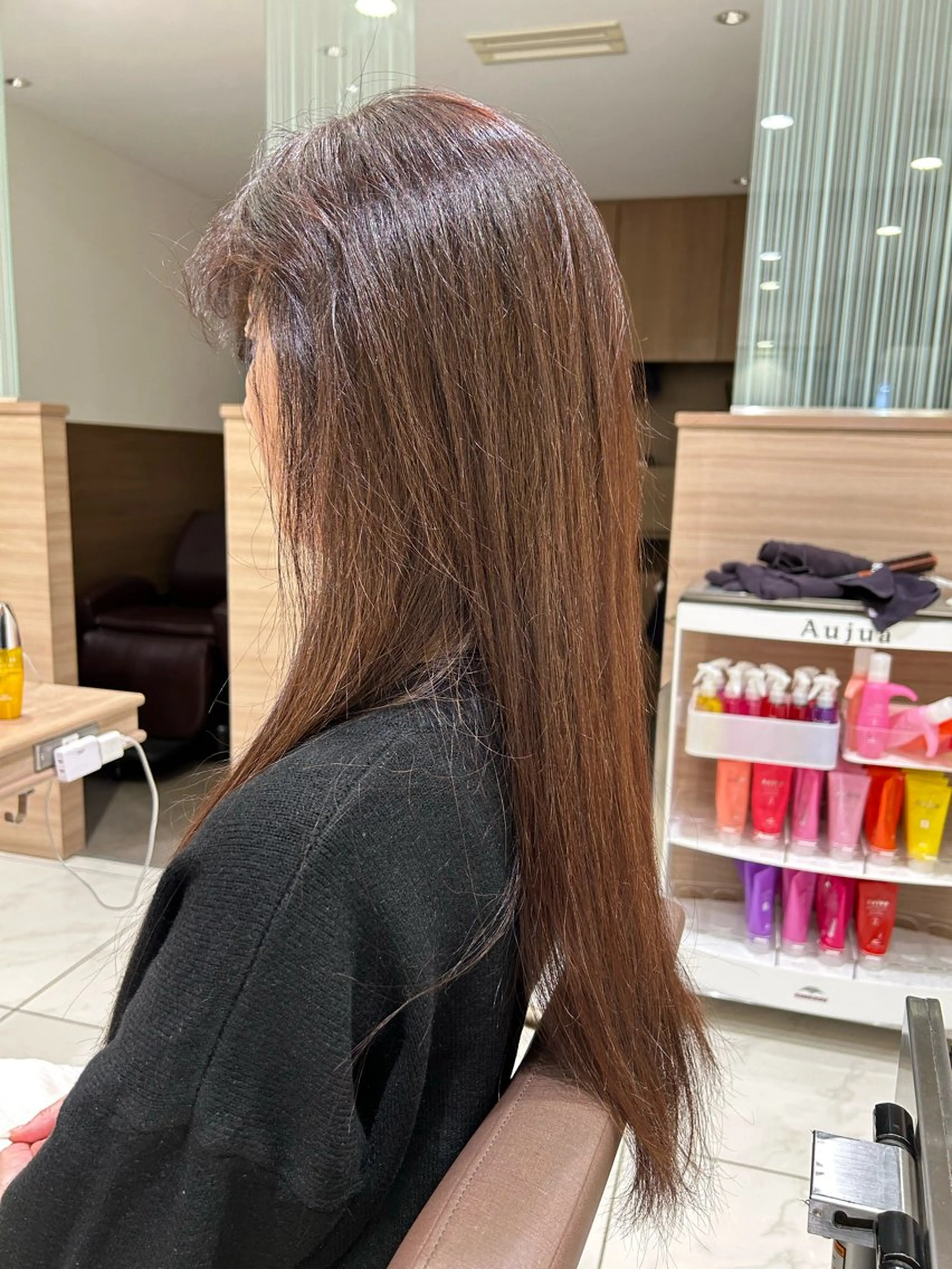 ロング 縮毛募集中🔥 小平悠人のヘアスタイル