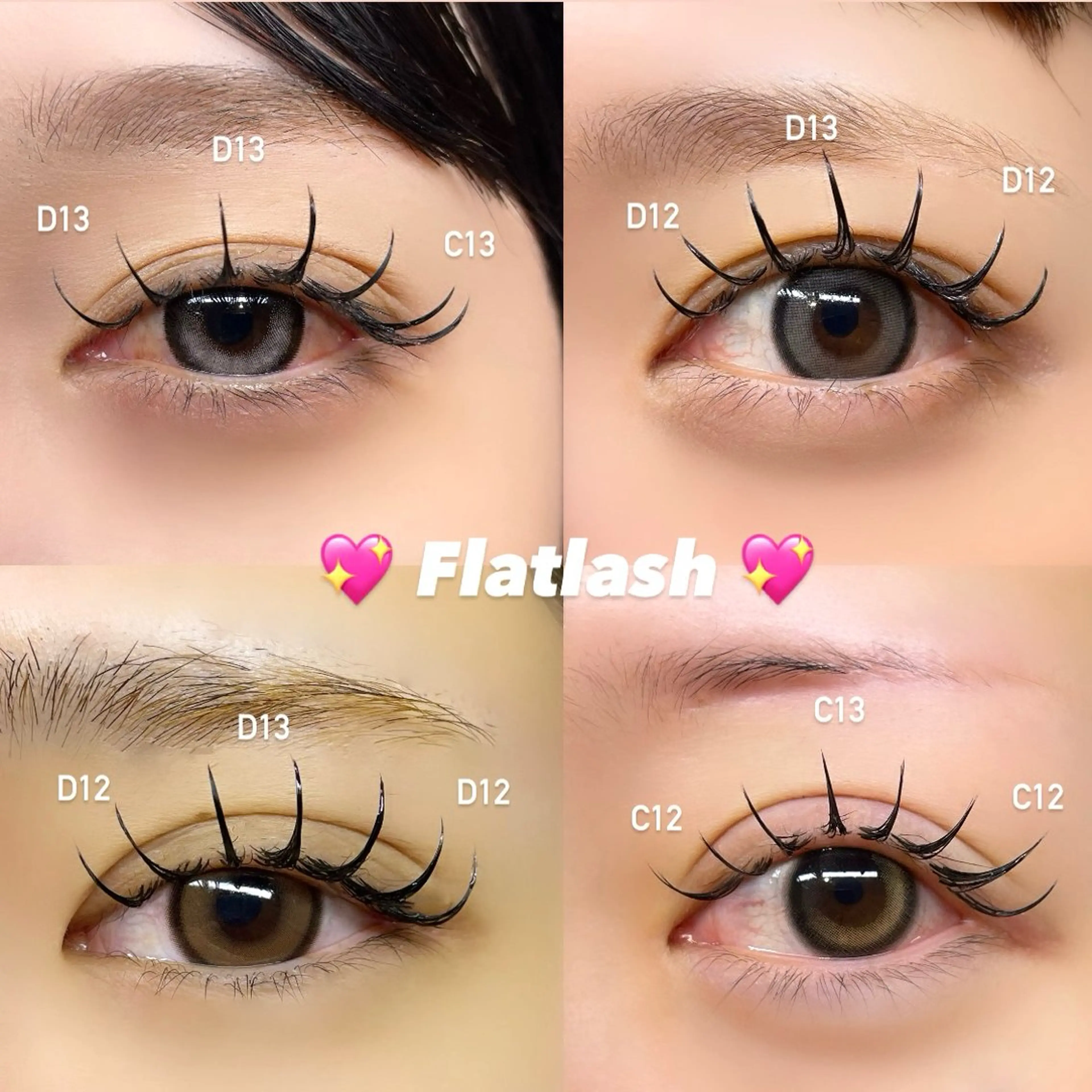 マツエク・マツパ マツエク Mell Yuuna ♡パリエク /束感のマツエク・マツパデザイン