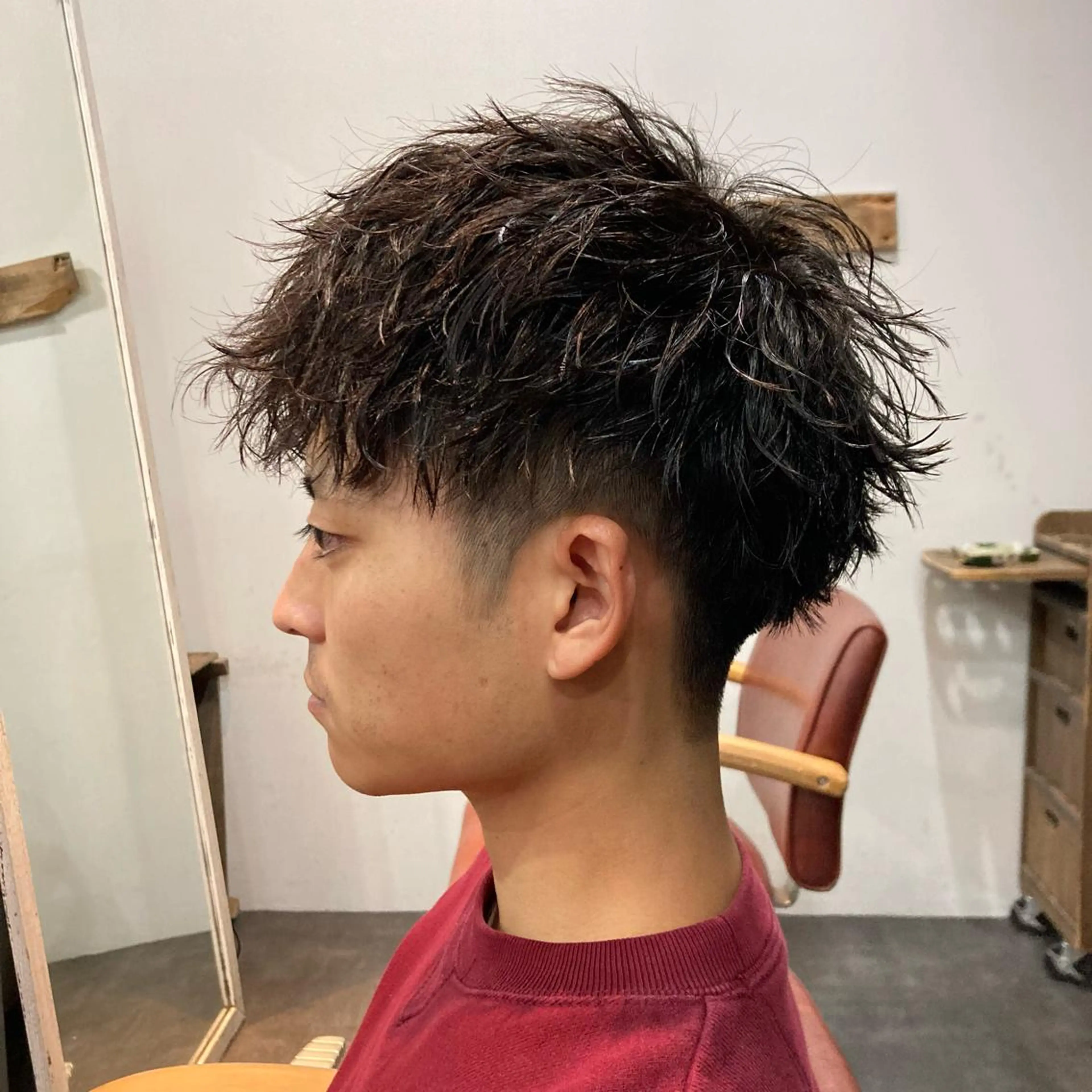 メンズ メンズパーマ 佐伯 真奈のヘアスタイル